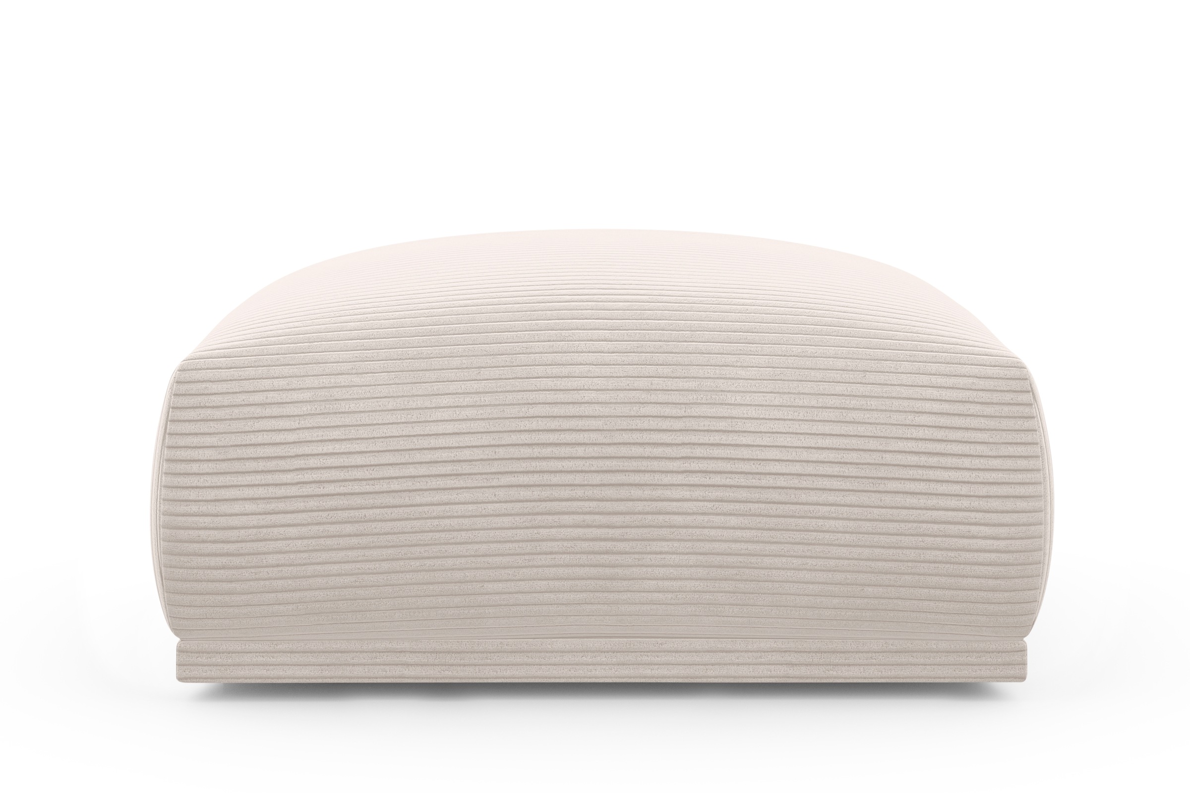 TRENDMANUFAKTUR Hocker »Braga, mit hochwertigem Kaltschaum, quadratisch, in Cord erhältlich«, (1 St.), moderner Polsterhocker, 85/42/85 cm (B/H/T)