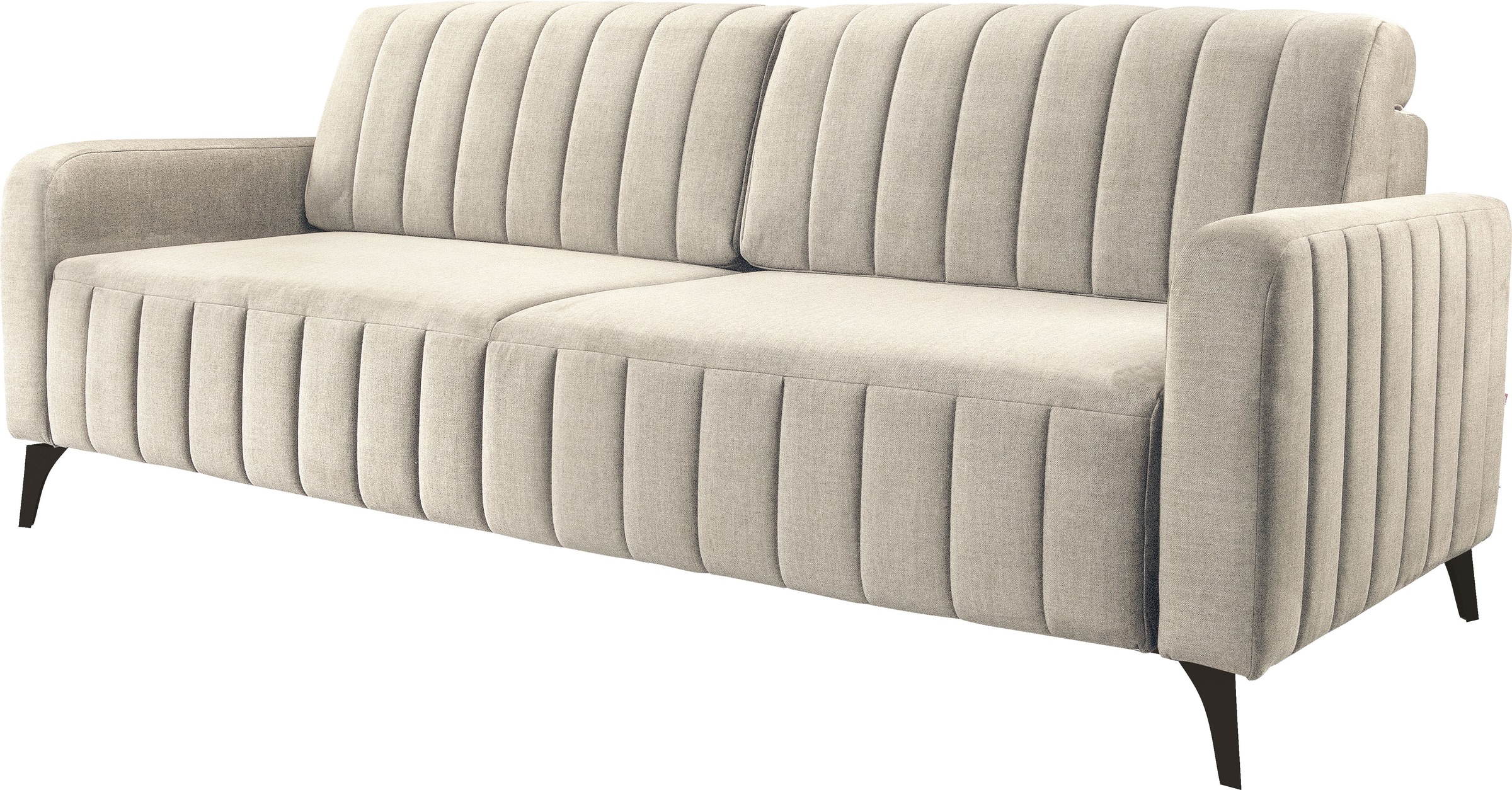 exxpo - sofa fashion 3-Sitzer "Grande, Schlafsofa, Dauerschläfer, Microvelo günstig online kaufen