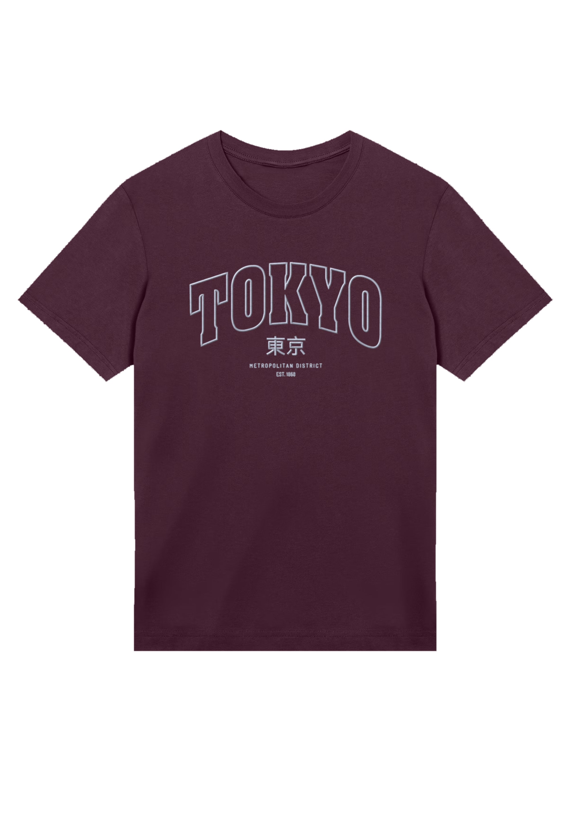 F4NT4STIC T-Shirt »Tokyo Metropolitan District Bestickt«, Premium Qualität