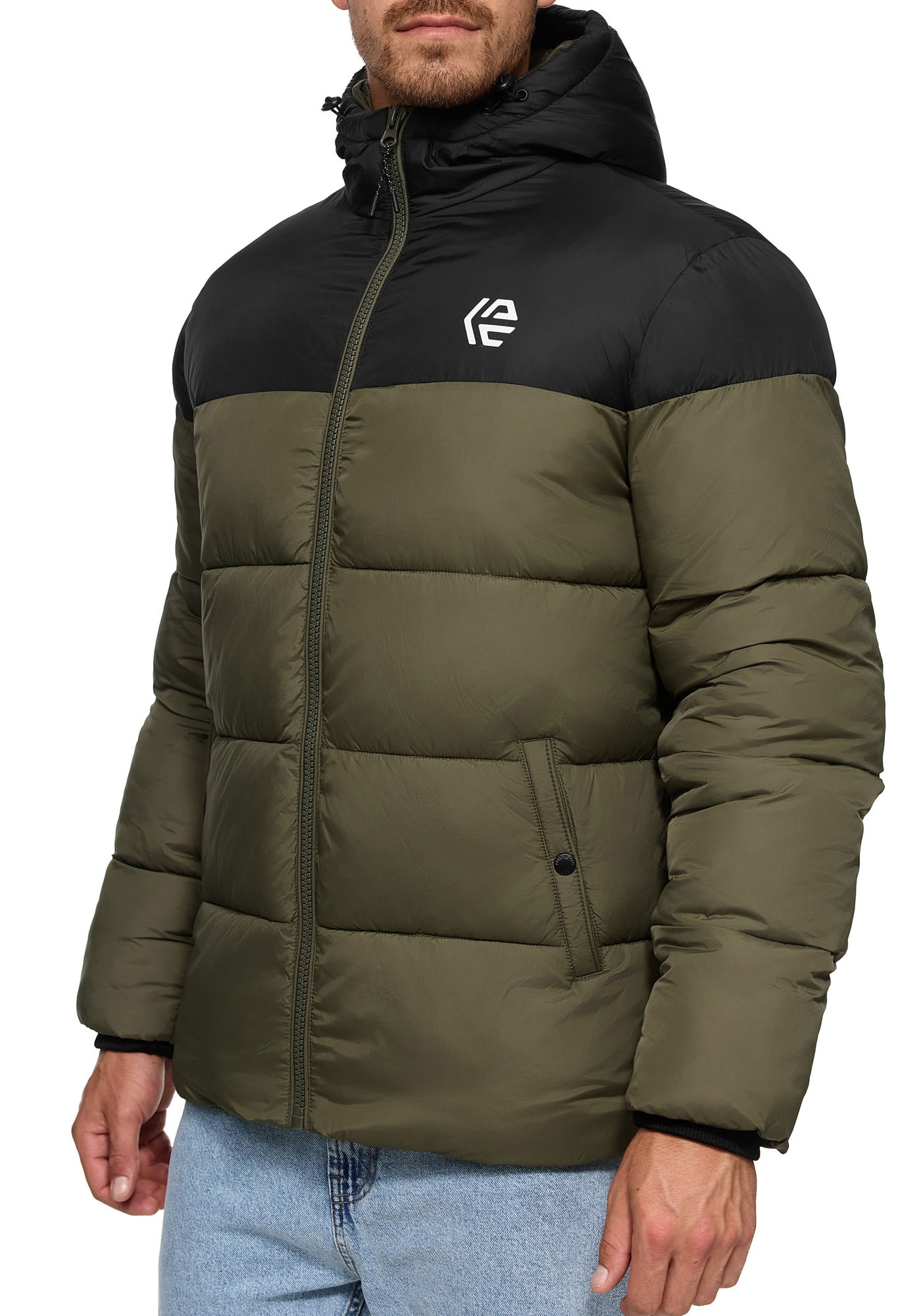 Indicode Steppjacke »INAlanin«, mit Kapuze