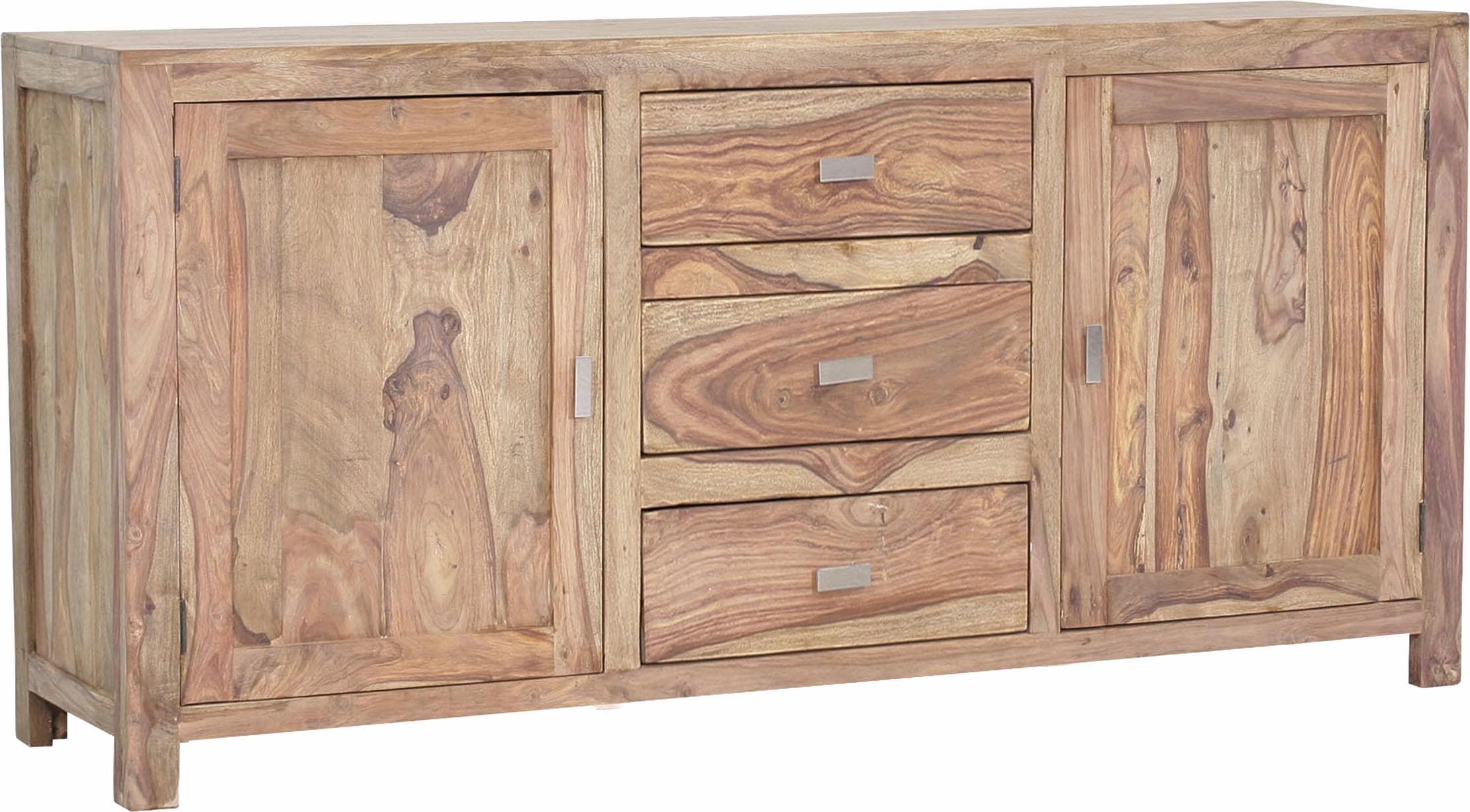 Gutmann Factory Sideboard "Inka", Kommode aus massivem Sheesham Holz, Breite 175 cm