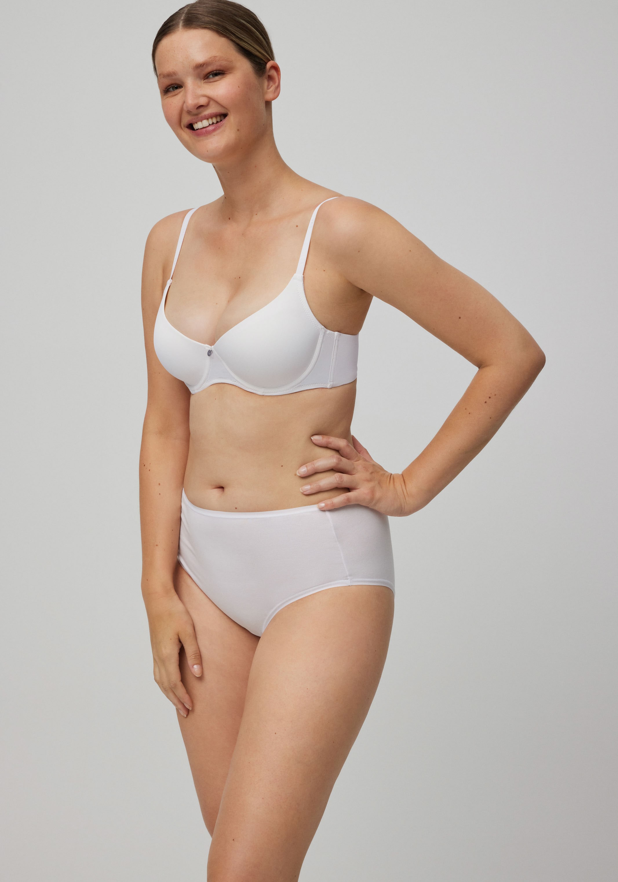 YSABEL MORA Maxislip »BASIC COLLECTION COTTON«, (2er Pack), mit bedecktem und hochgeschnittenem Fit für ein angenehmes Tragegefühl