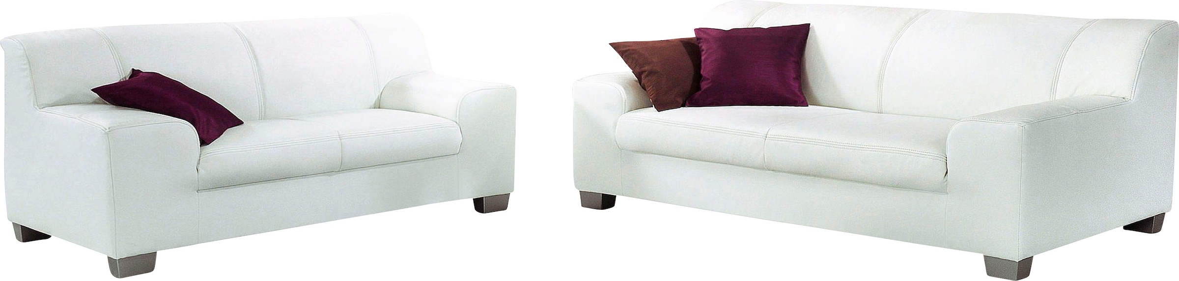 DOMO collection Polstergarnitur »Amando«, (Spar-Set), bestehend aus 2er- und 3er-Sofa