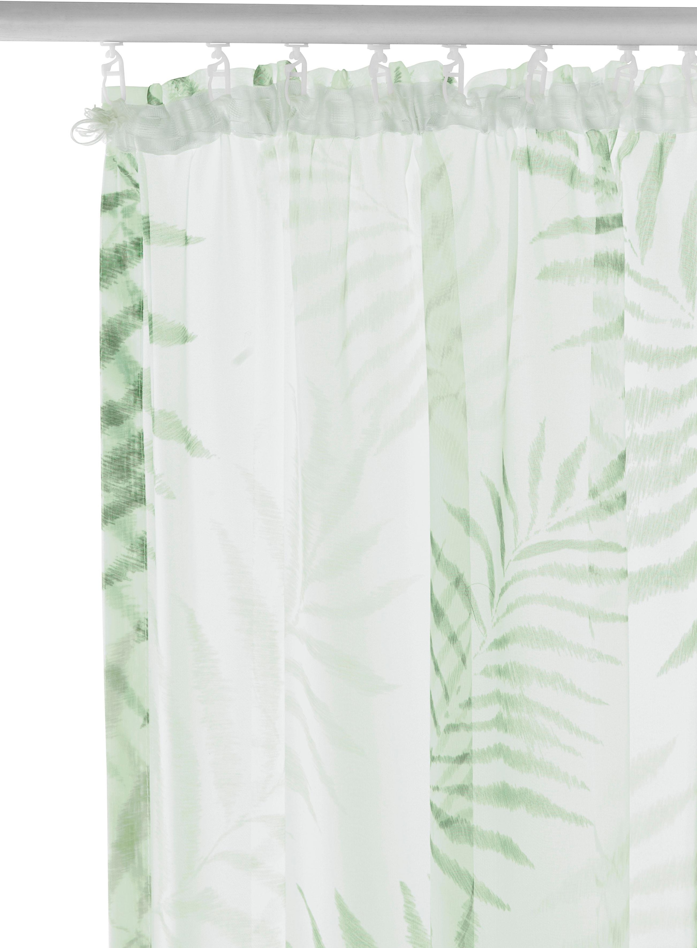 my home Gardine »Paula«, (1 St.), Halbtransparent, Voile, Polyester