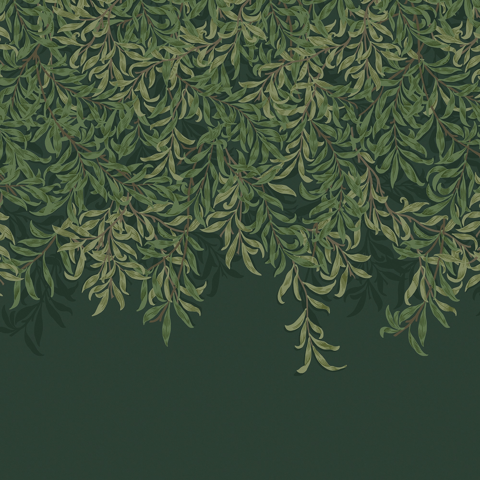 WILLIAM MORRIS AT HOME Vliestapete »Willow Bough Deep«, Retro, 10mx52cm (ca. 5m2)