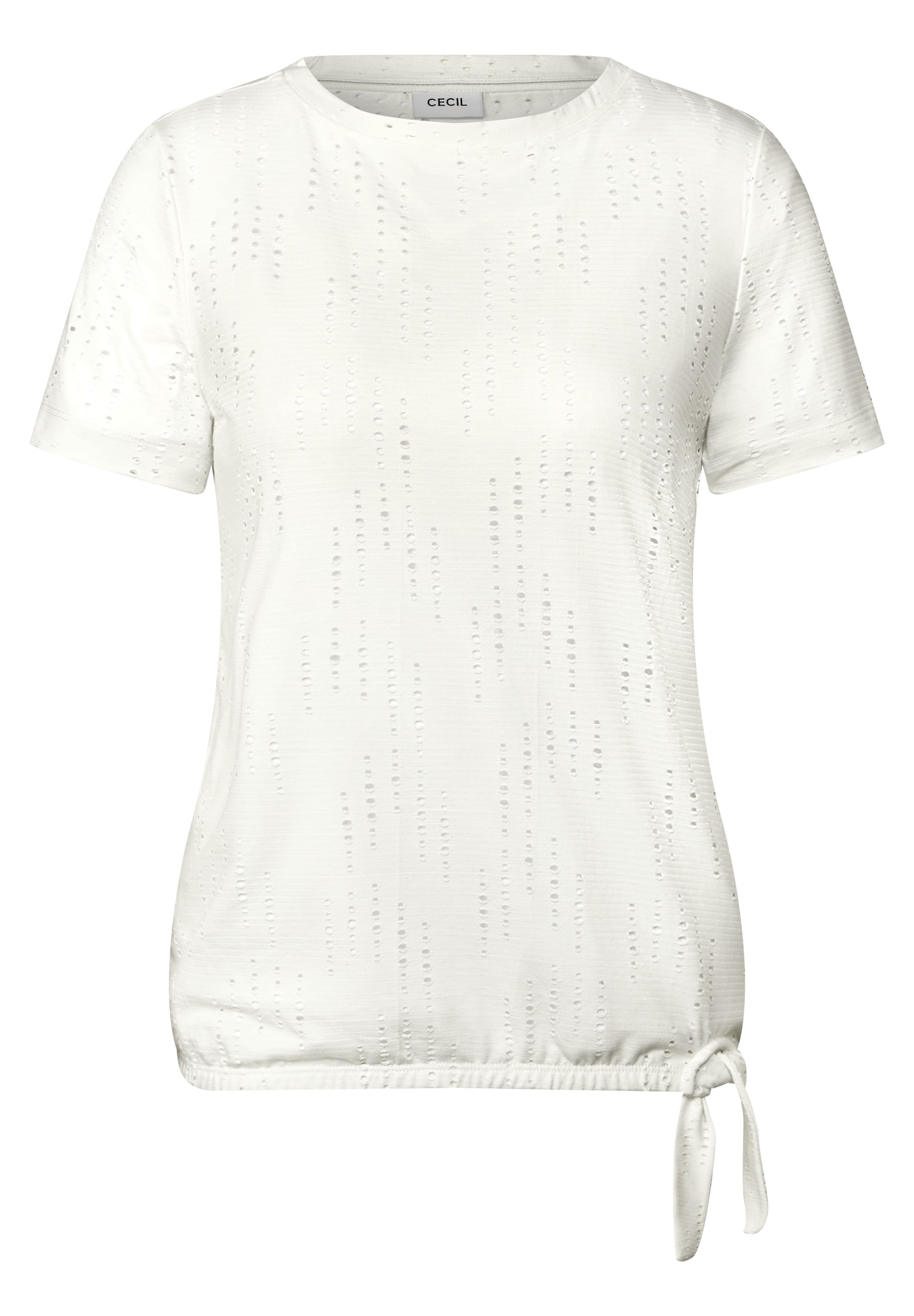 Cecil T-Shirt, mit Lochmuster