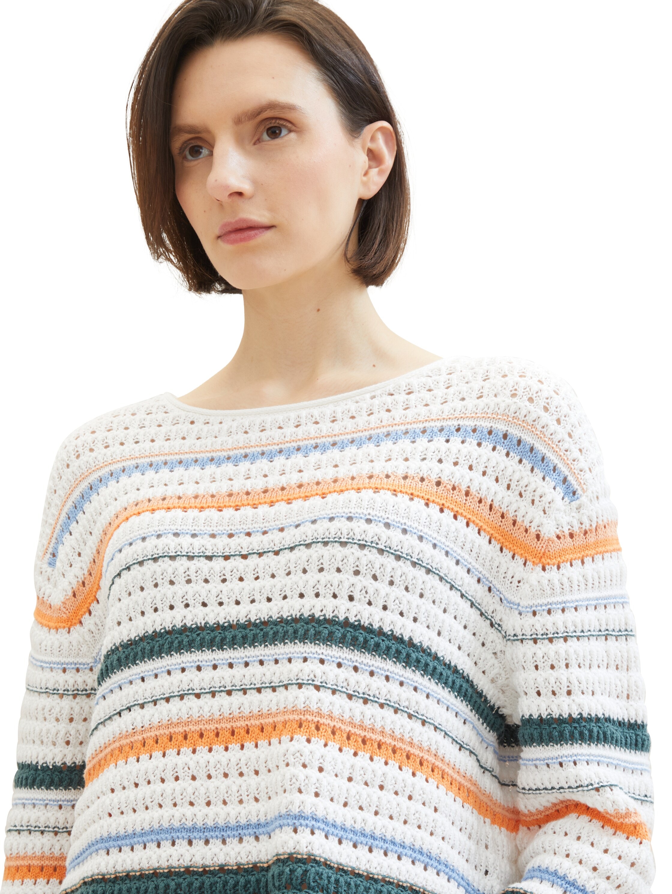 TOM TAILOR Strickpullover, mit U-Boot-Ausschnitt