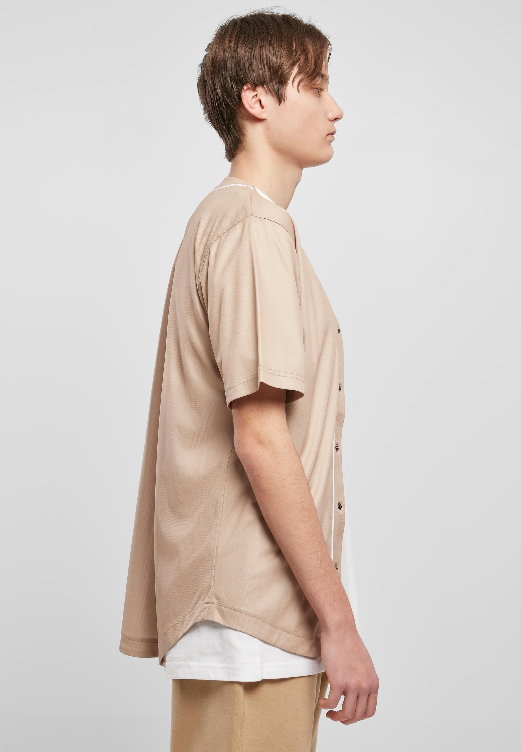 URBAN CLASSICS T-Shirt »Urban Classics Herren Baseball Mesh Jersey«, (1 tlg.)