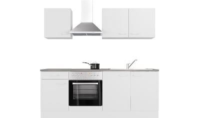 Flex-Well Küche »Lucca«, mit E-Geräten, Breite 210 cm, in vielen Farbvarianten erhältlich kaufen