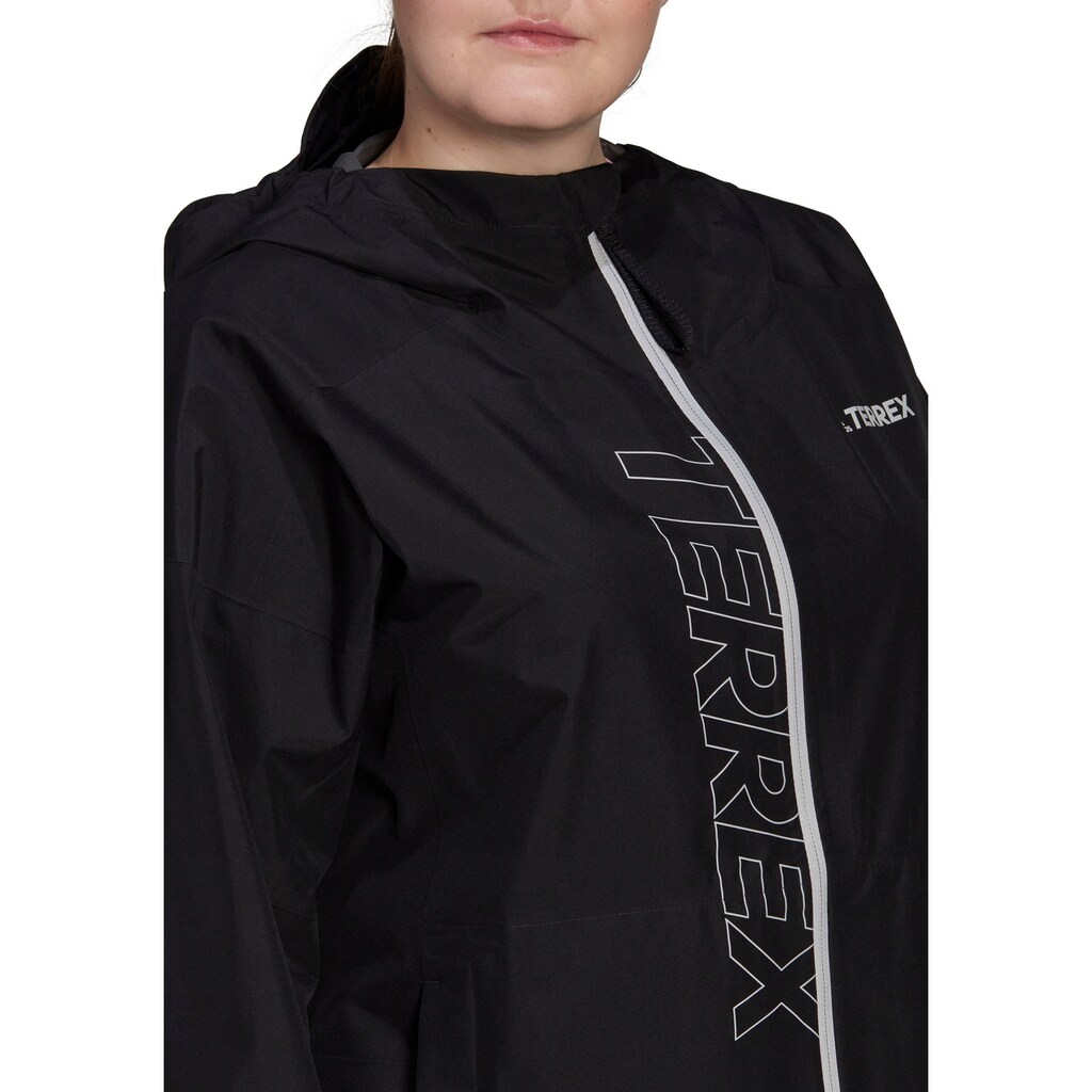 adidas TERREX Outdoorjacke »TERREX GORE-TEX PACLITE REGENJACKE«, mit Kapuze