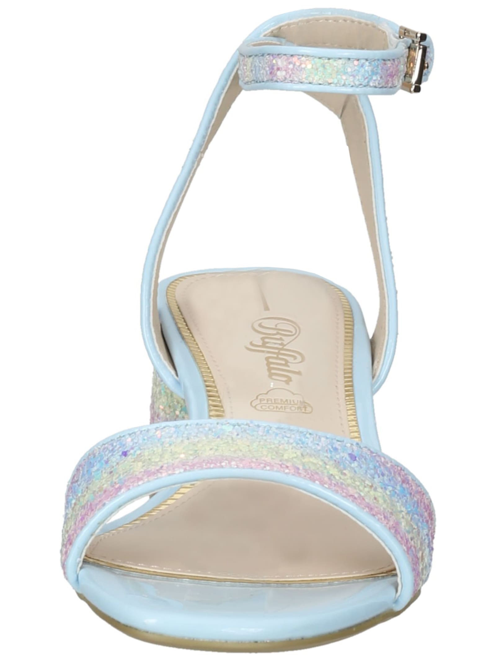 Buffalo Peeptoepumps »Buffalo Sandalen Lederimitat«