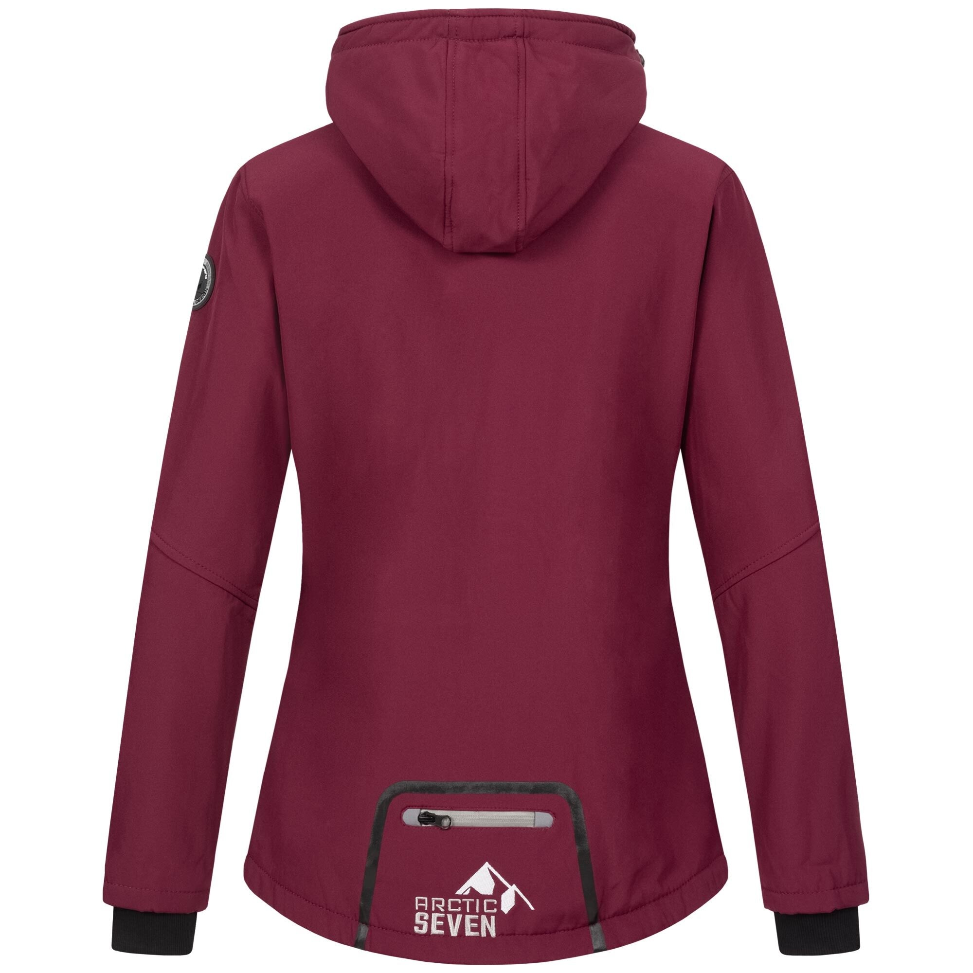 Arctic Seven Softshelljacke »ASNicolia«, funktionale Outdoorjacke mit abnehmbarer Kapuze