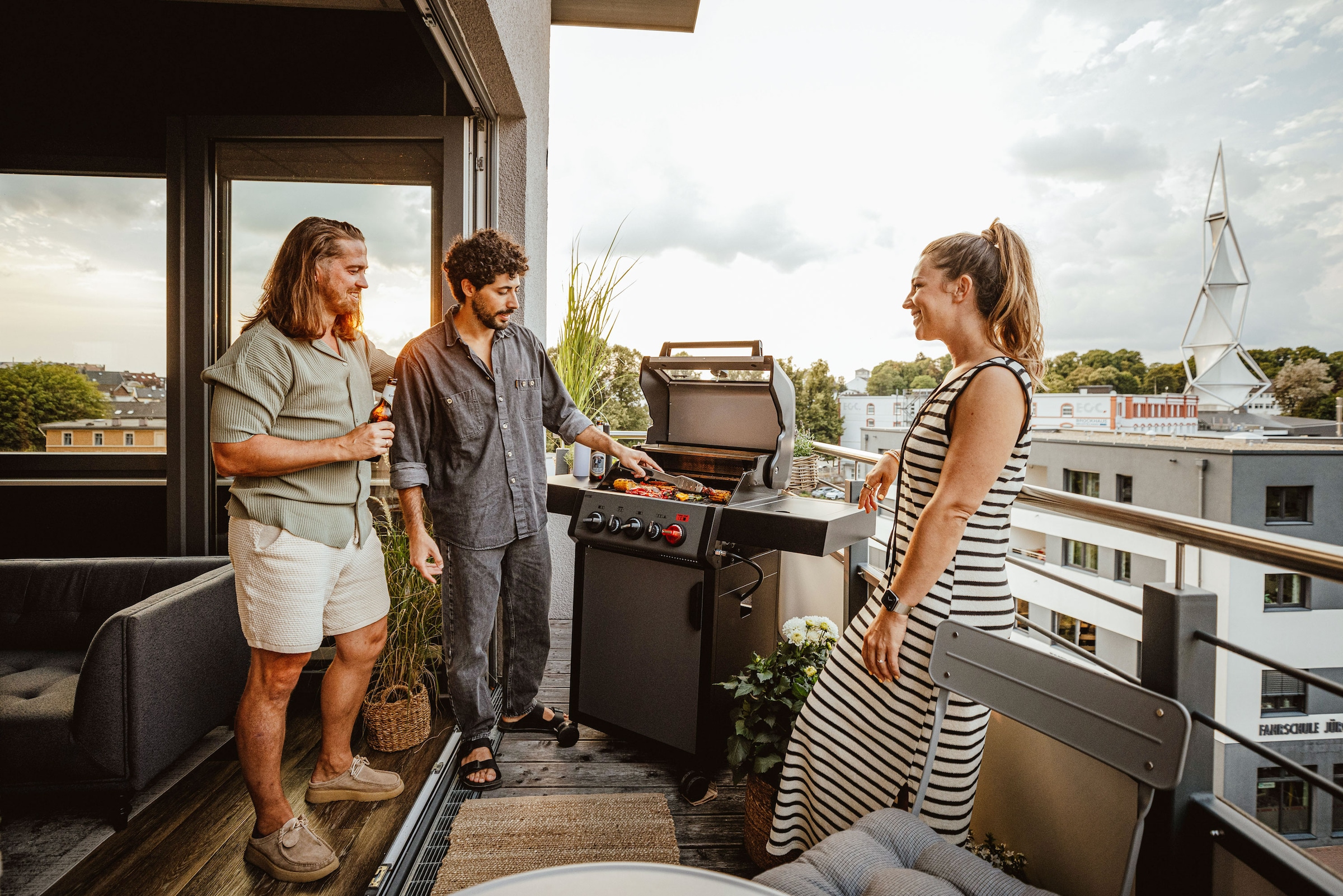 Enders® Gasgrill »HYDE 3 SIKR Turbo«, erreicht turboschnell extrahohe Temperaturen für scharfes Anbraten​