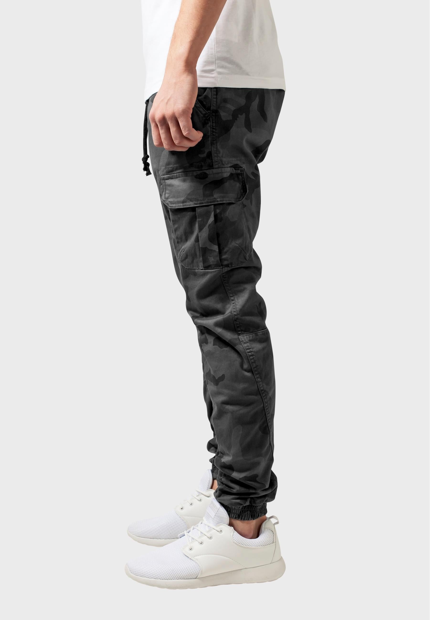 URBAN CLASSICS Cargohose »Urban Classics Herren Camo Cargo Jogging Pants«