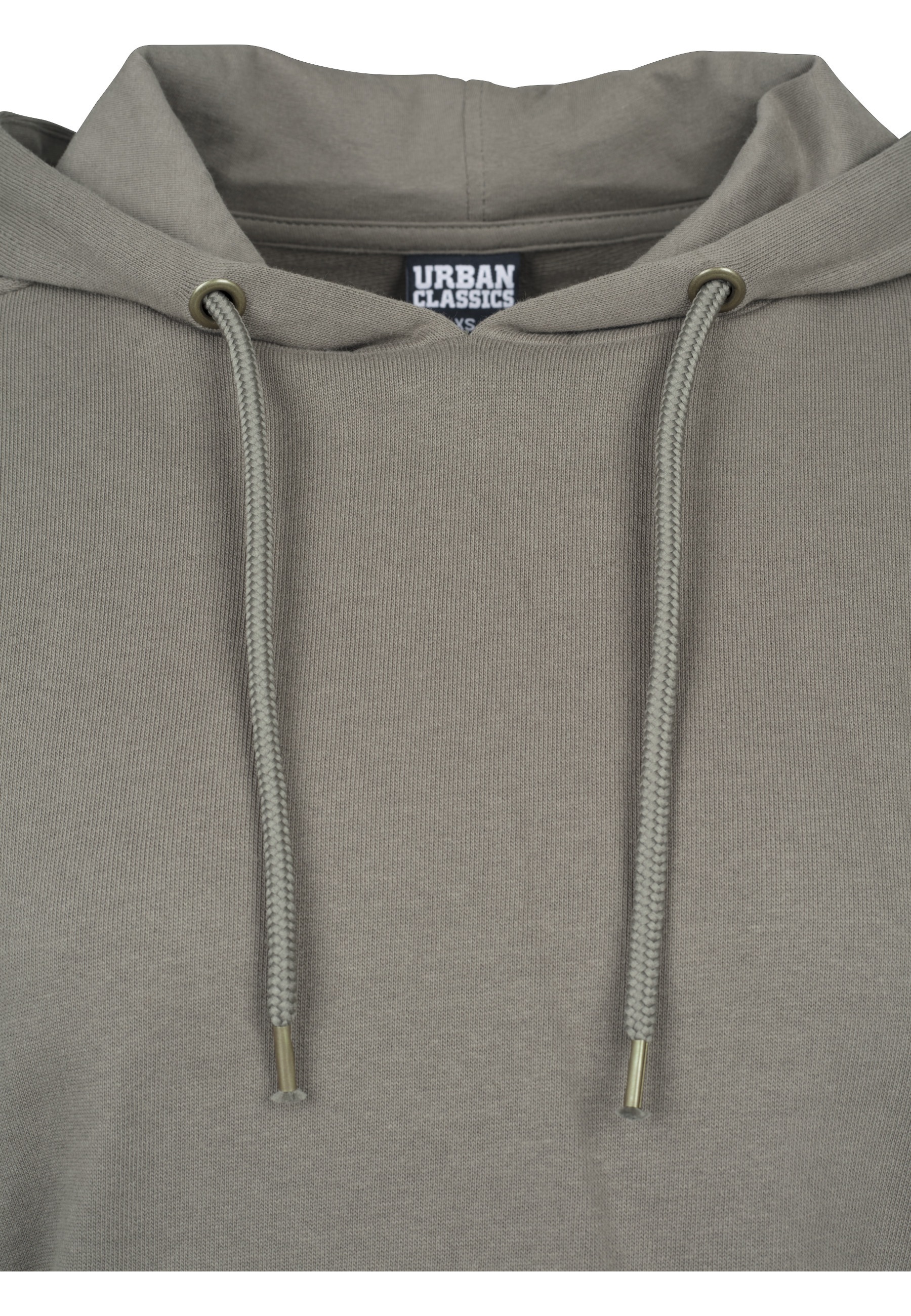 URBAN CLASSICS Rundhalspullover »Urban Classics Damen Ladies Cropped Terry Hoody« 1 Stk.