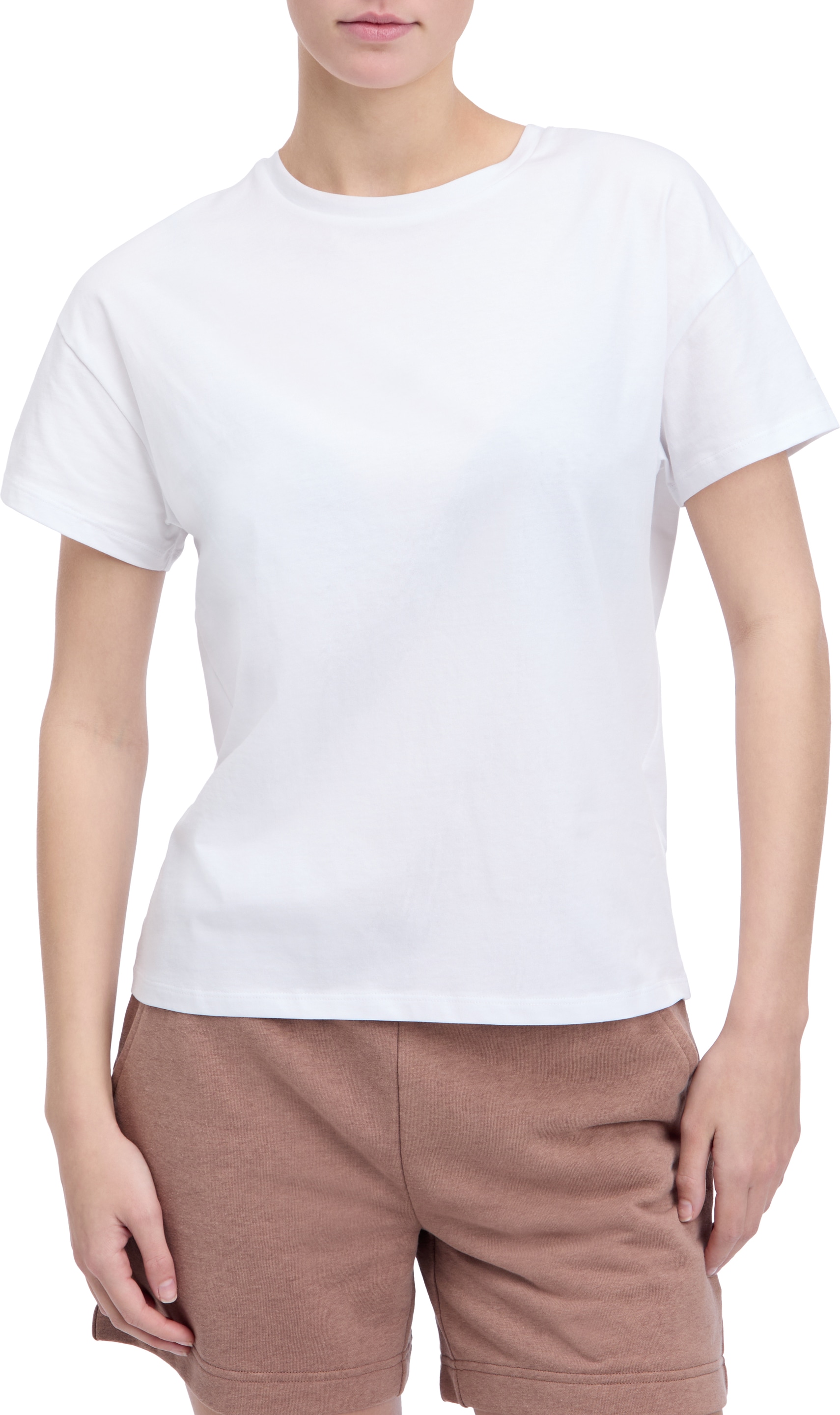 Energetics T-Shirt "DA.-T-SHIRT ENZA SHORT SLEEVE W" mit Rundhalsausschnitt, aus Baumwolle in Jersey-Qualität, Regular Fit