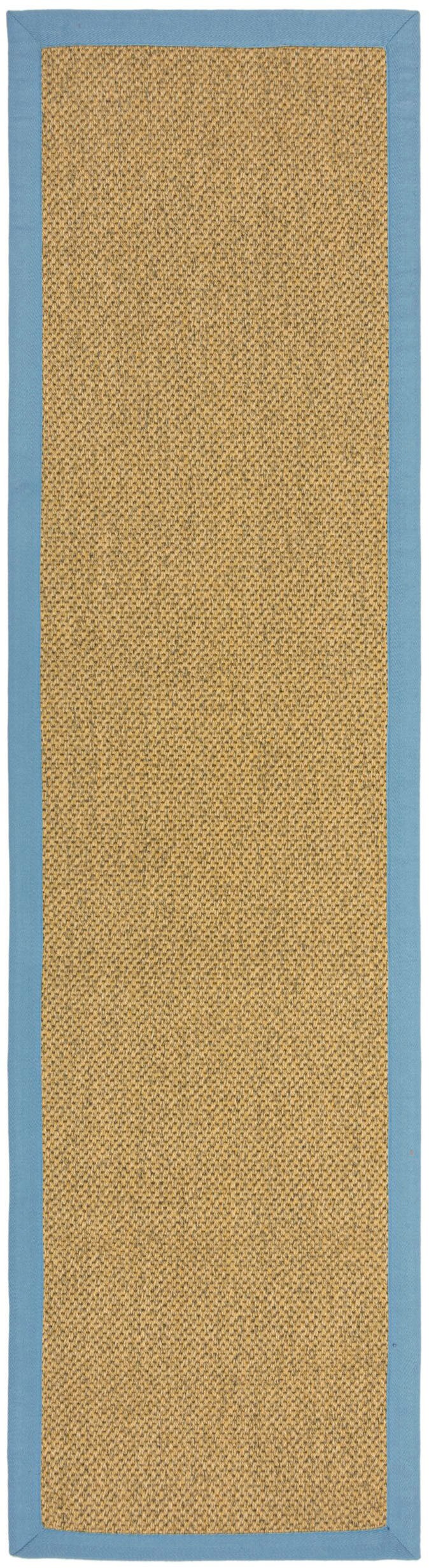 FLAIR RUGS Teppich »Sisal Look«, rechteckig, 6 mm Höhe, Sisal Look Border Indoor Outdoor Bodenläufer Teppich