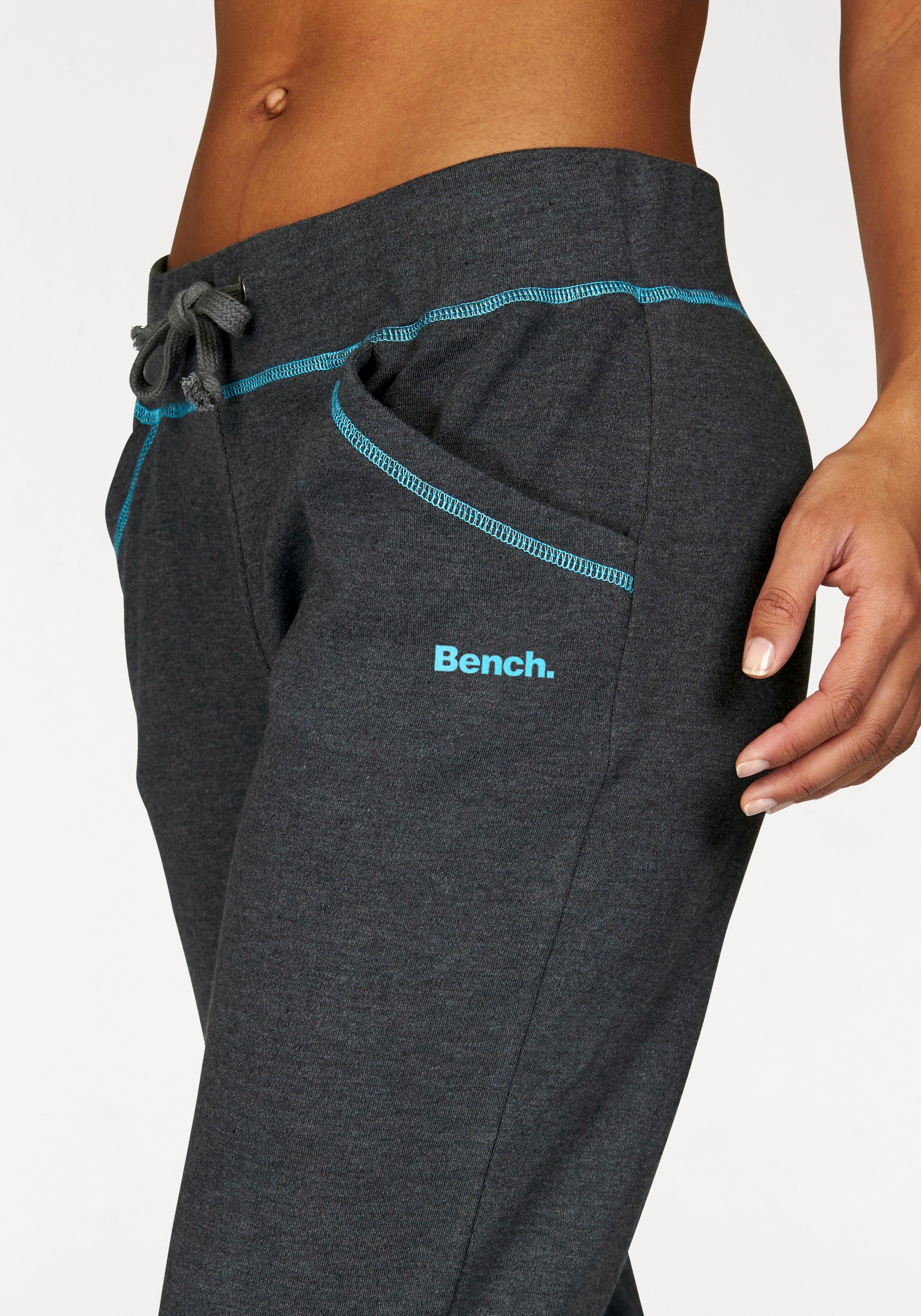 Bench. Loungewear Relaxhose, BAUR mit Nähten, Loungewear online bestellen kontrastfarbenen 