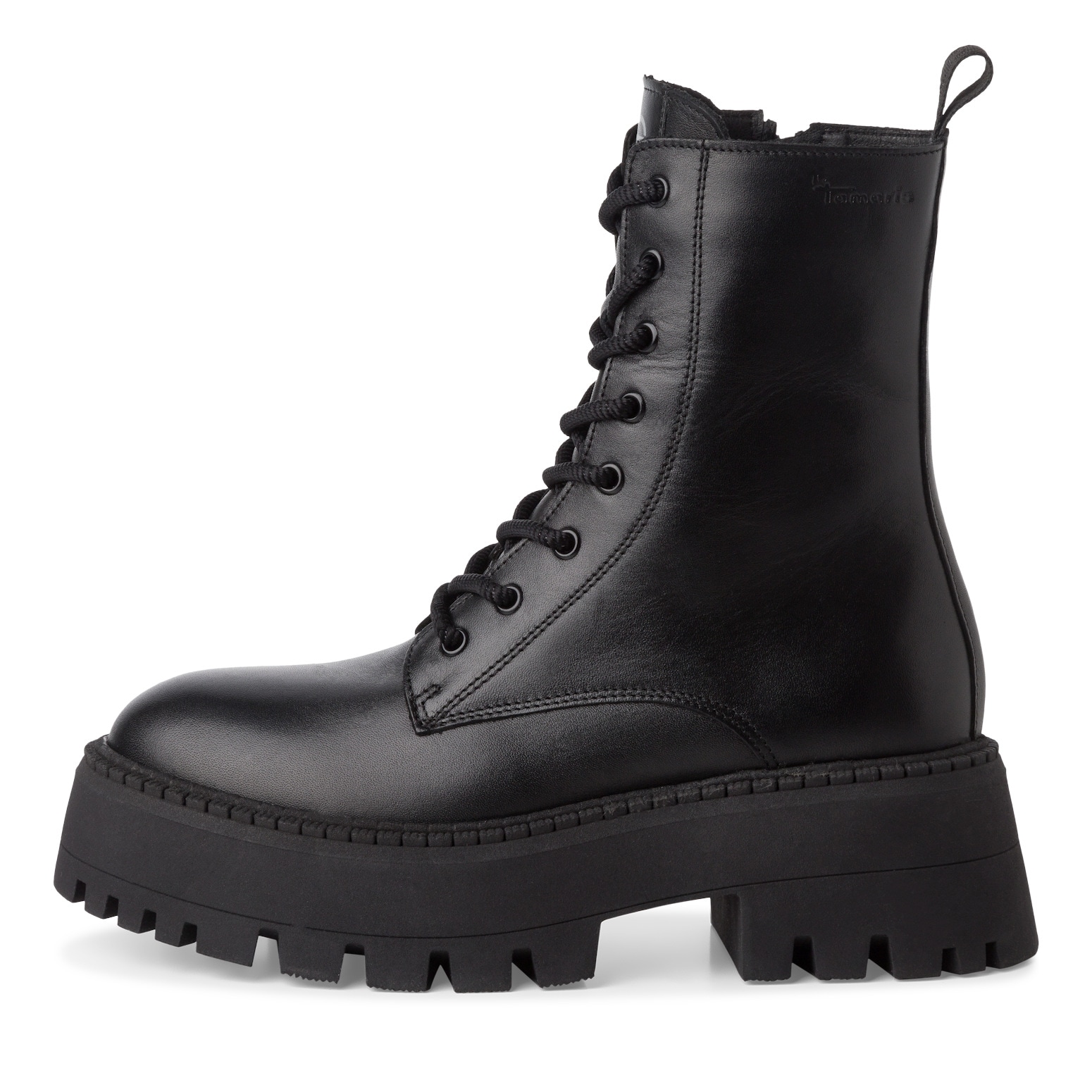 Tamaris Schnürstiefelette, Blockabsatz, Plateau, Schnürboots mit Touch It-Ausstattung