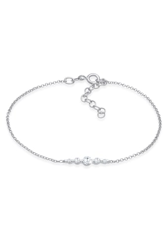 Armband »Klassisch Funkelnd Zirkonia Kristalle 925 Silber«