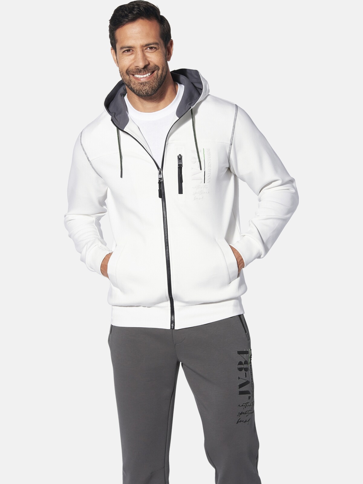 Jan Vanderstorm Kapuzensweatjacke "Sweatjacke FINNDOR" 1 Stk. günstig online kaufen