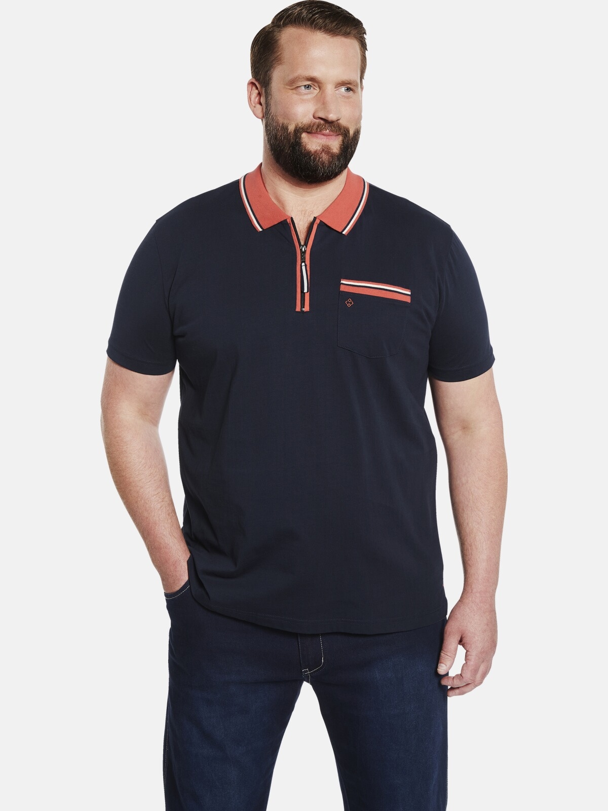 Charles Colby Poloshirt »Doppelpack Poloshirt EARL LENN«, (2 tlg.), in zwei Farbvariationen