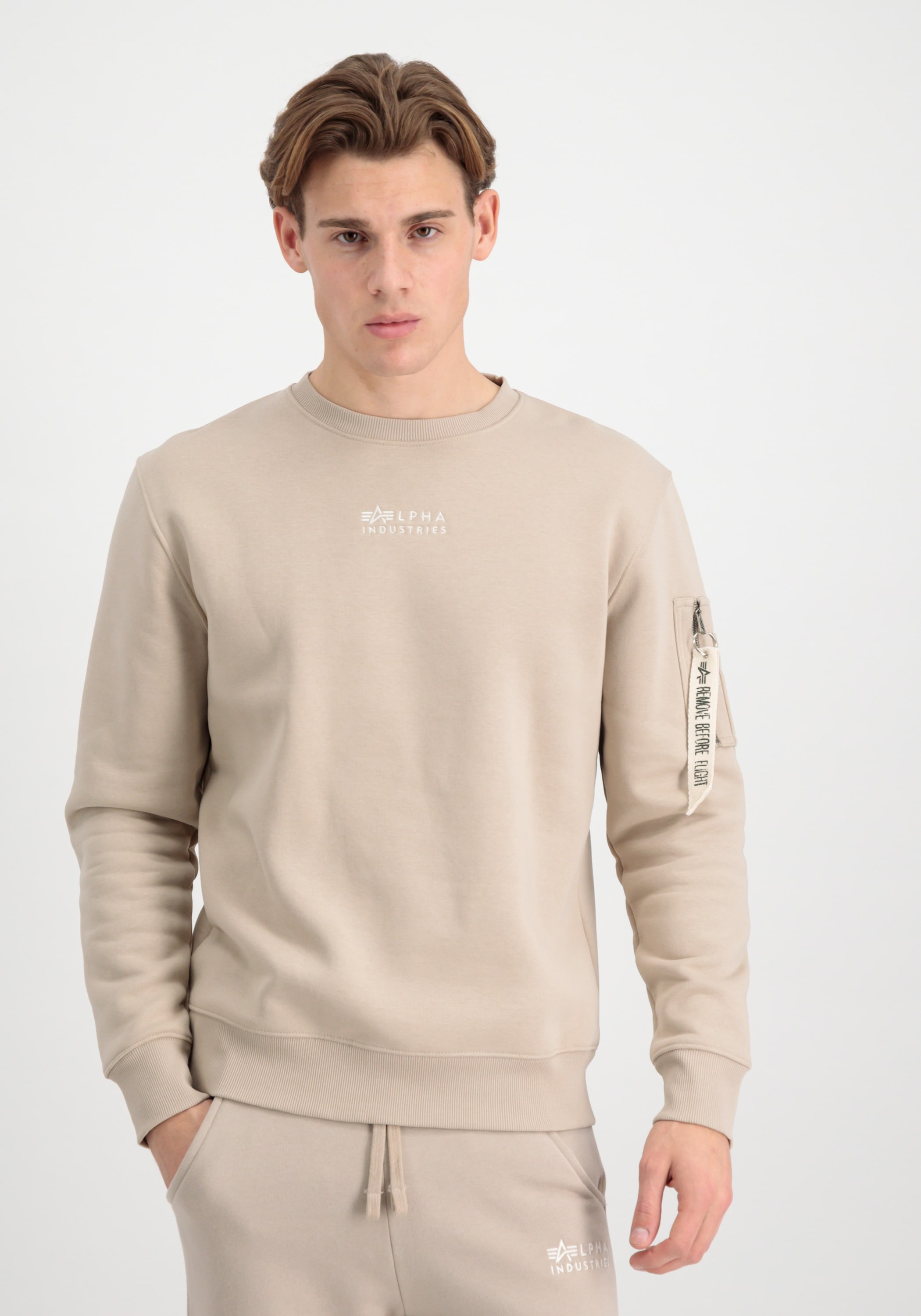 Alpha Industries Sweater "Alpha Industries Men - Sweatshirts Organics EMB Sweater"