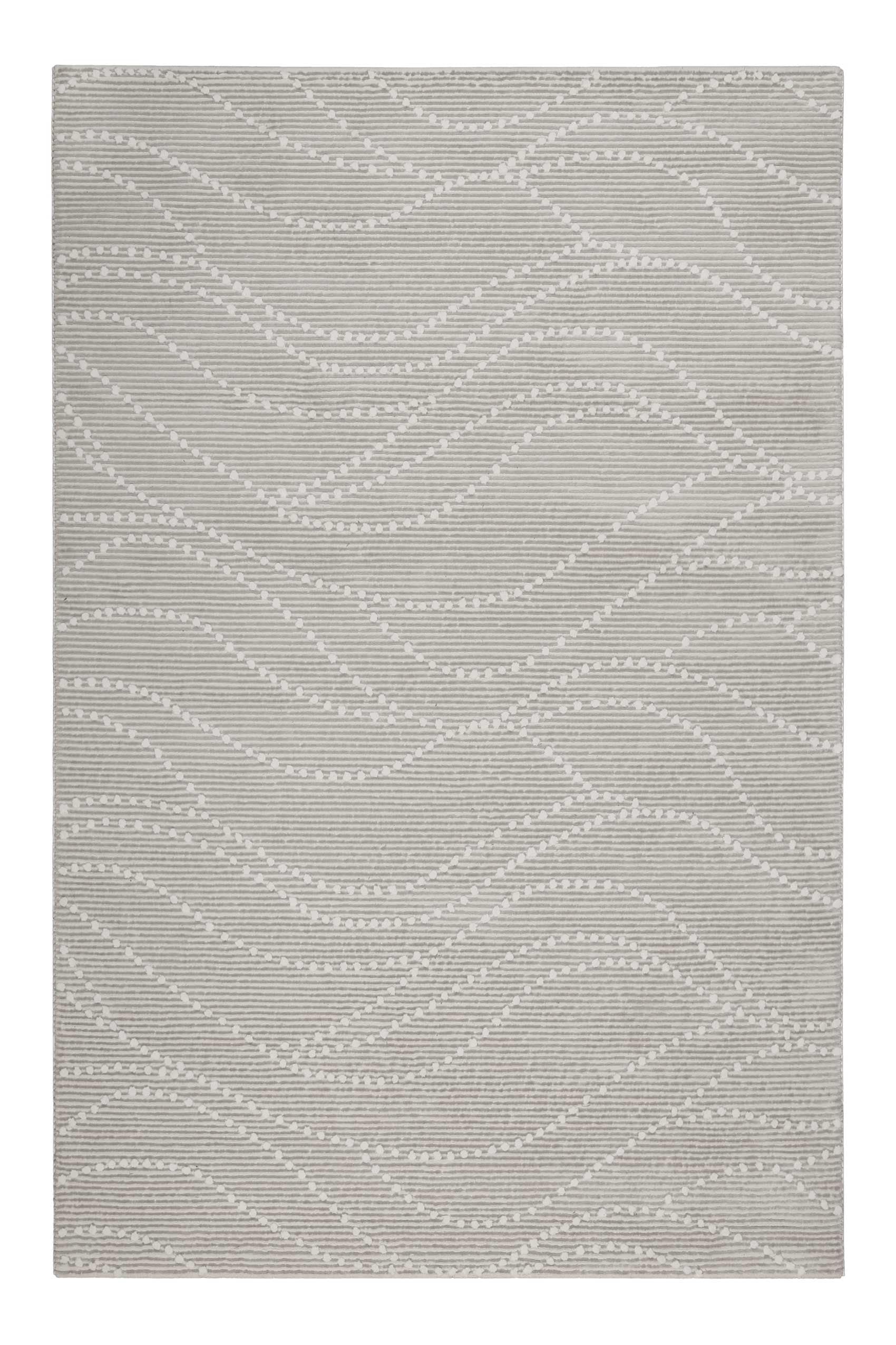 Teppich ESPRIT "Selena", beige, B:160cm H:12mm L:225cm, Polypropylen, Teppiche, Teppich, Kurzflorteppich, gewebt, Punkte, modern, abstrakt, trendig, wellig