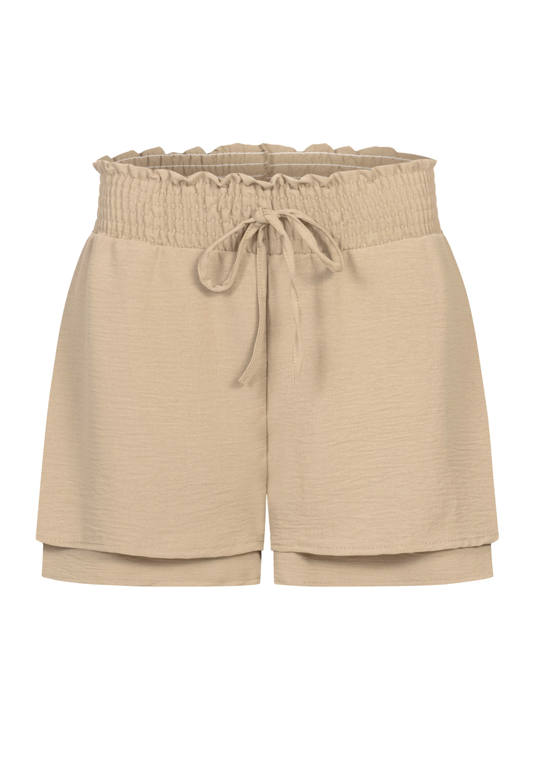 CLOUD 5IVE Shorts "CLOUD 5IVE Musselin Shorts 2-Lagig mit Gummibund"