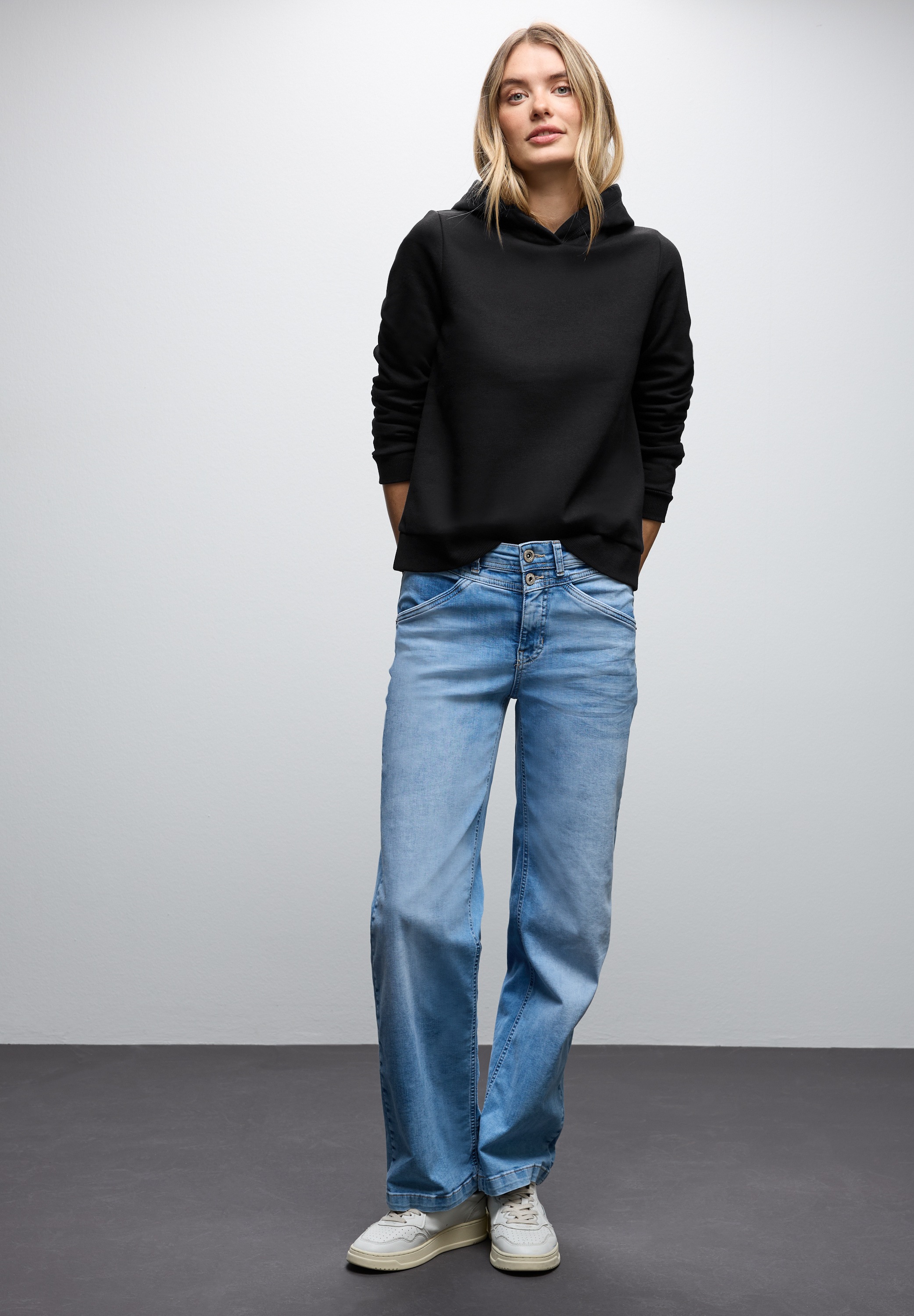 STREET ONE Hoodie , im soften Baumwoll-Mix
