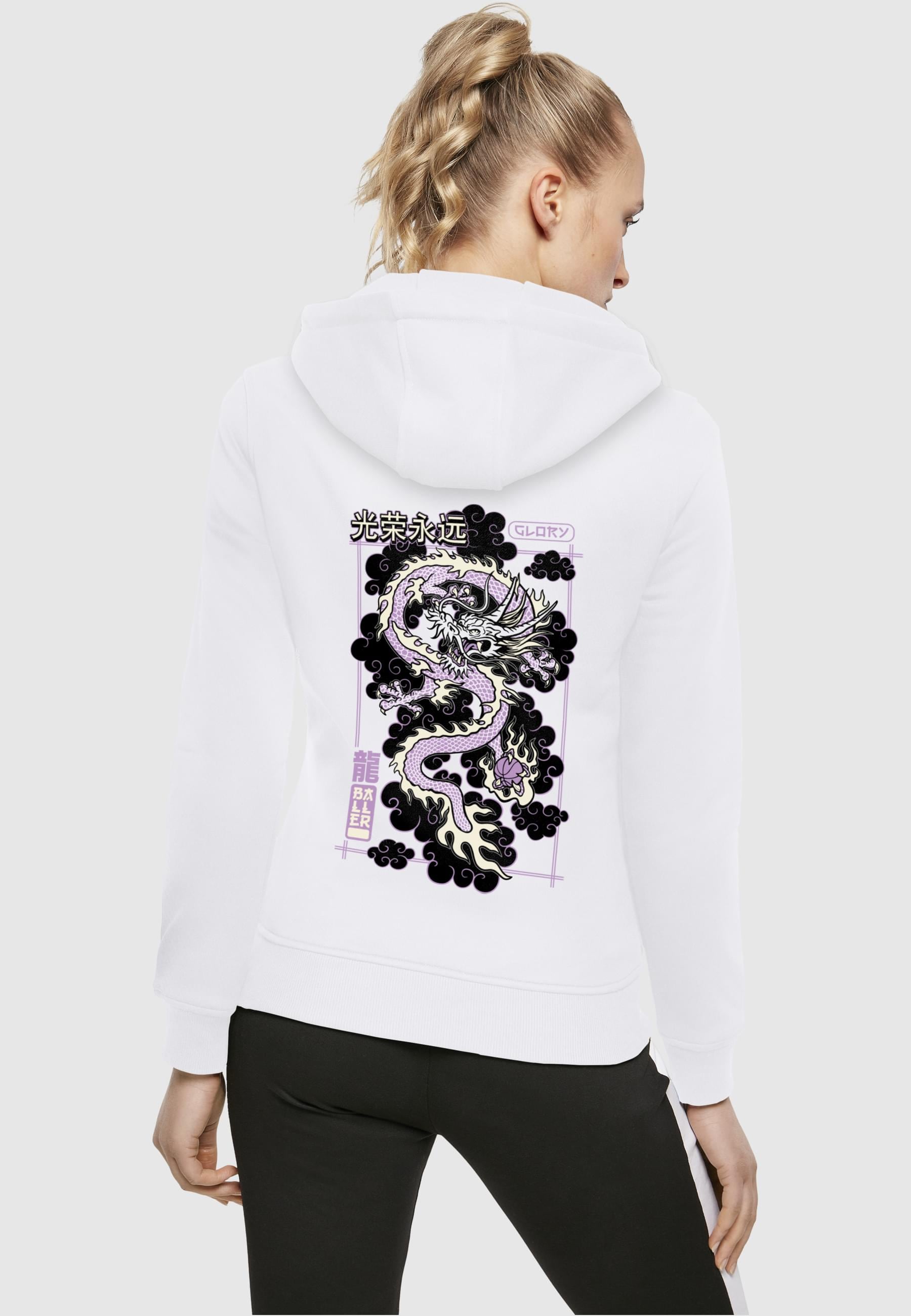 MisterTee Kapuzensweatshirt »MisterTee Damen Ladies Glory Dragon V2 Hoody«, (1 tlg.)