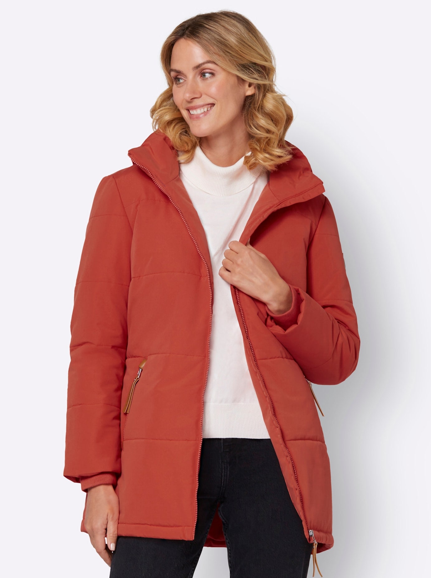 Casual Looks Steppjacke, mit Kapuze