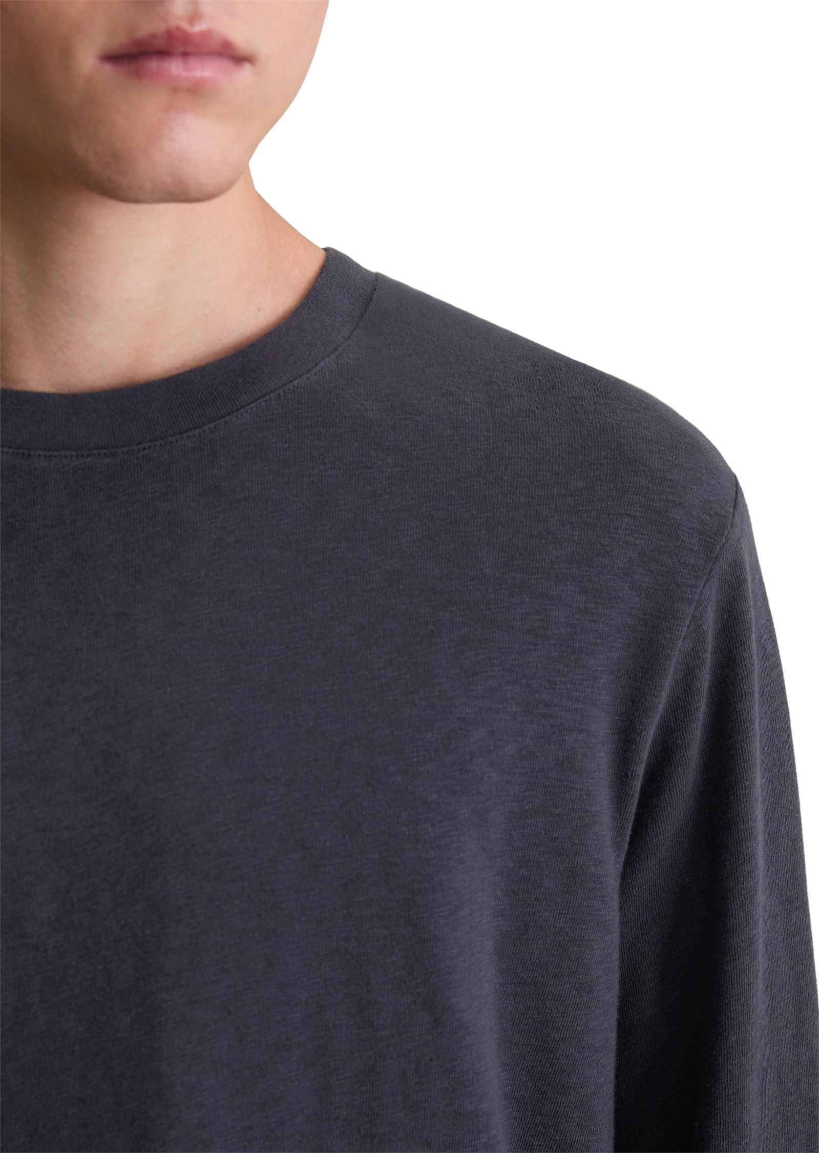 Marc O'Polo DENIM Langarmshirt »in schwerer Slub-Jersey-Qualität«