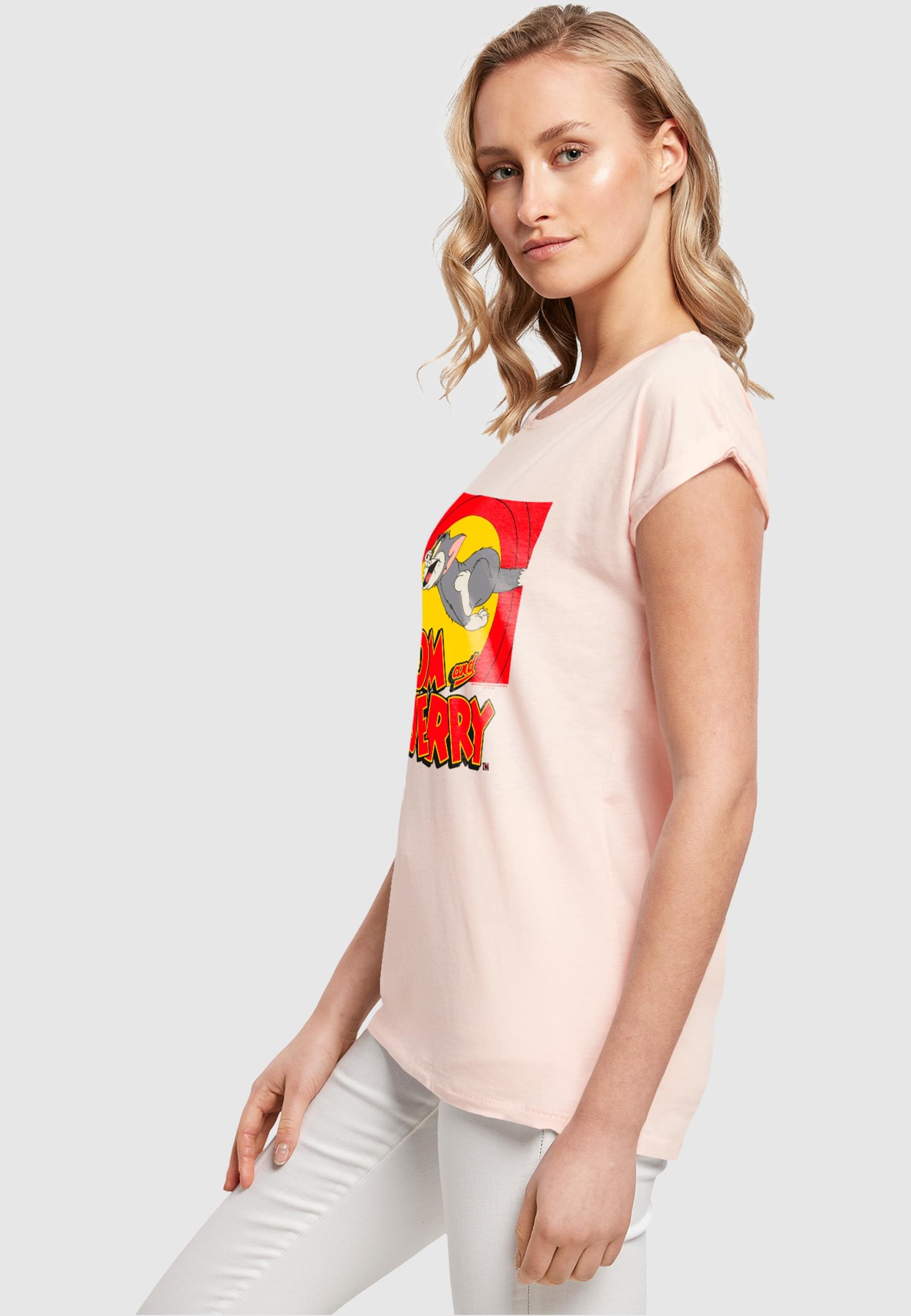 ABSOLUTE CULT T-Shirt »ABSOLUTE CULT Damen Ladies Tom and Jerry - Chase Scene T-Shirt«, (1 tlg.)