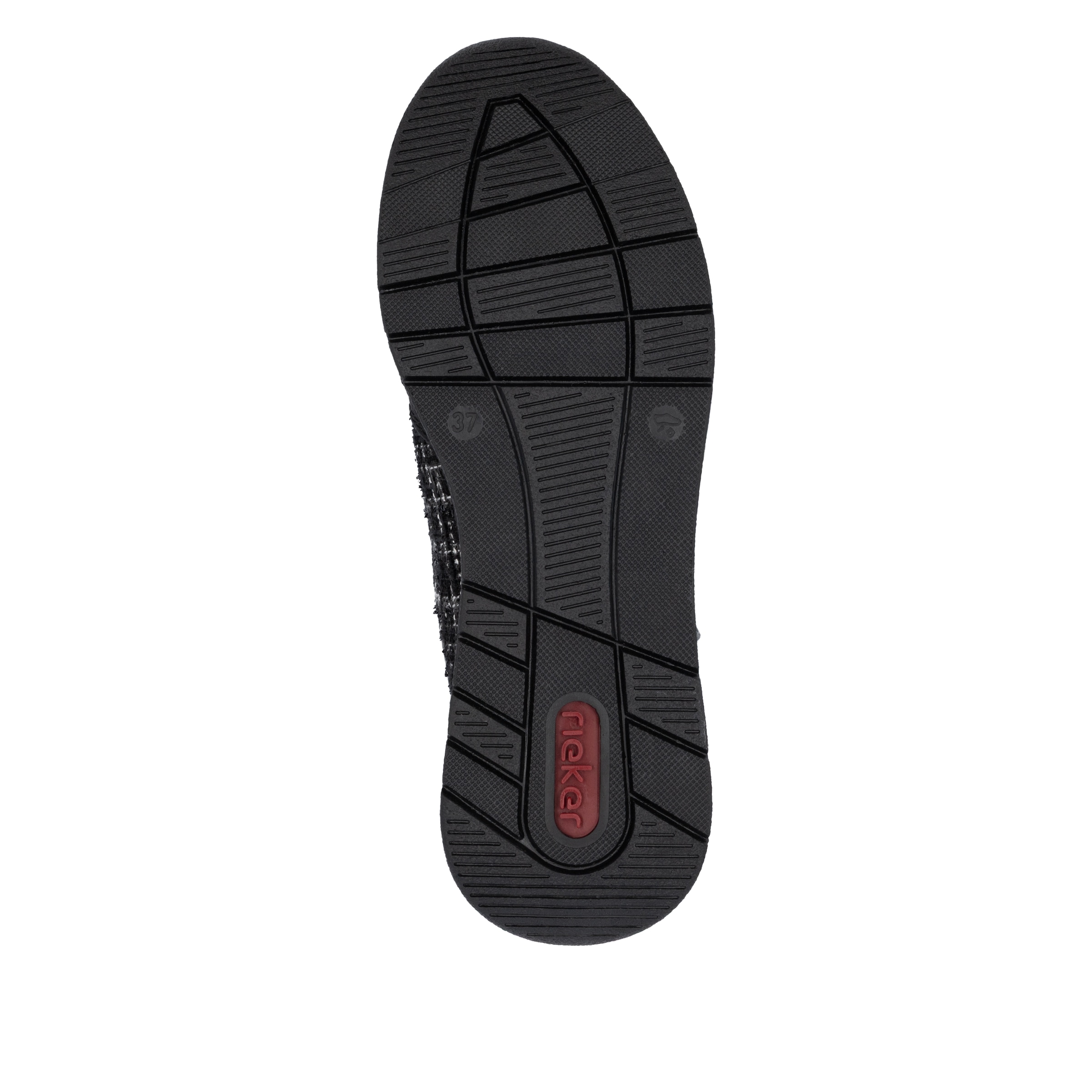 Rieker Sneaker, Freizeitschuh, Schnürschuh, Halbschuh mit modischen Akzenten