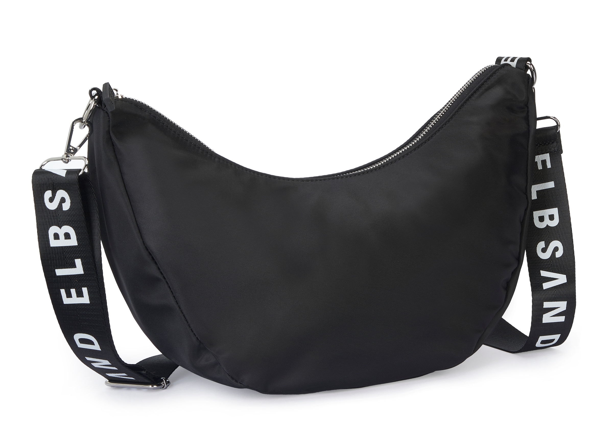 Elbsand Umhängetasche "Hobo-Tasche, Schultertasche, Minibag, Henkeltasche, Crossbody Bag" Handtasche Damen zum Umhängen aus weichem Material VEGAN