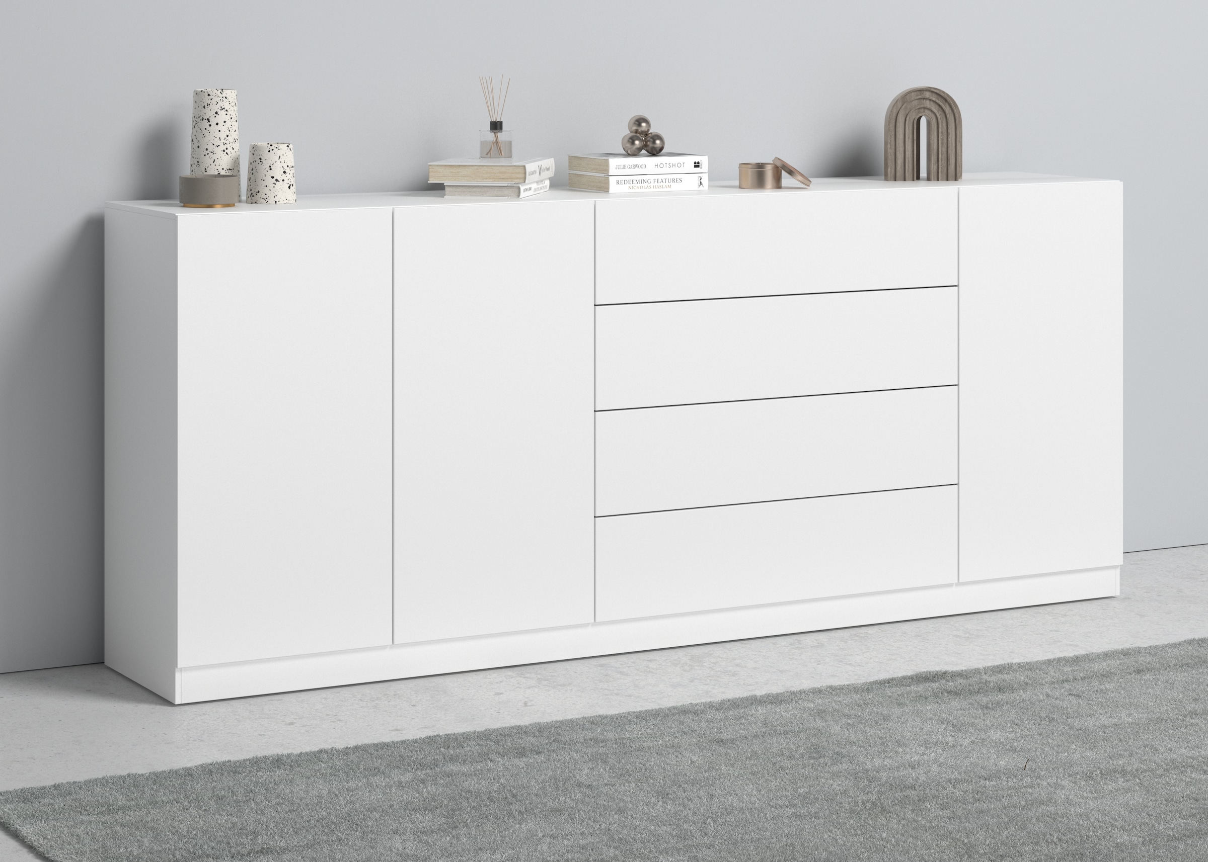 borchardt Möbel Sideboard »Vaasa«, Breite 190 cm | BAUR