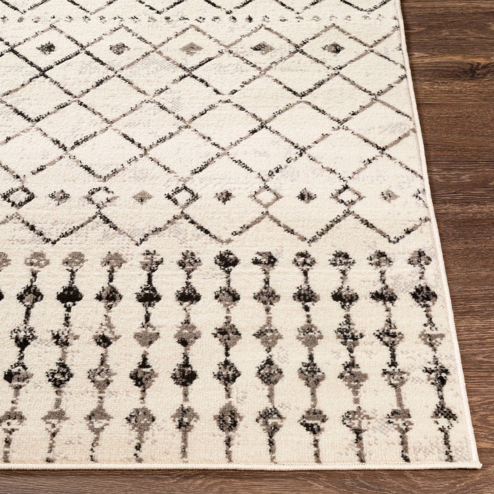 Livabliss Teppich »HEZE«, rechteckig, 11 mm Höhe, Berber, Ethnisch Boho Kurzflor Wohnzimmerteppich, Schlafzimmer