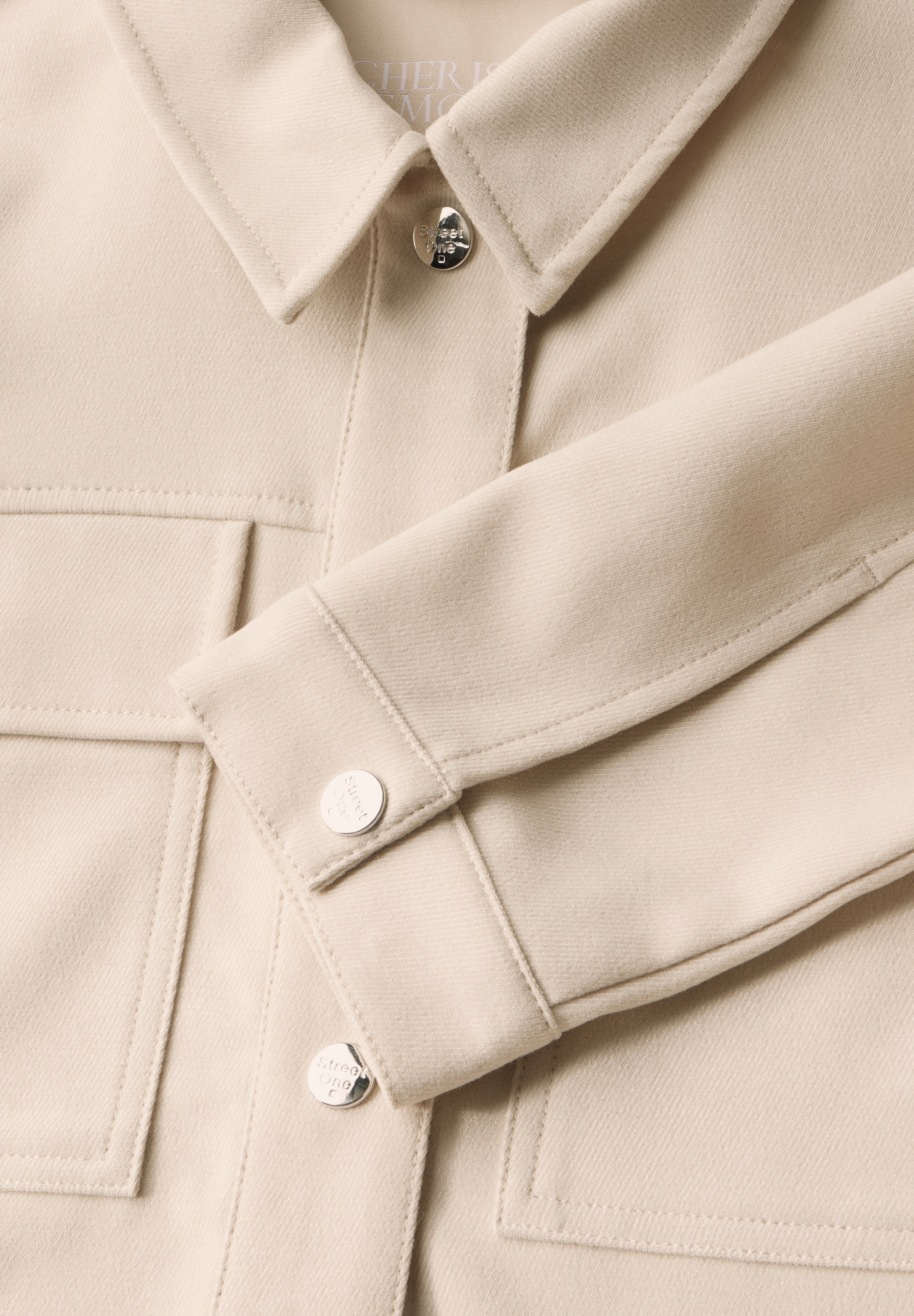 STREET ONE Kurzjacke, ohne Kapuze, mit Brusttaschen