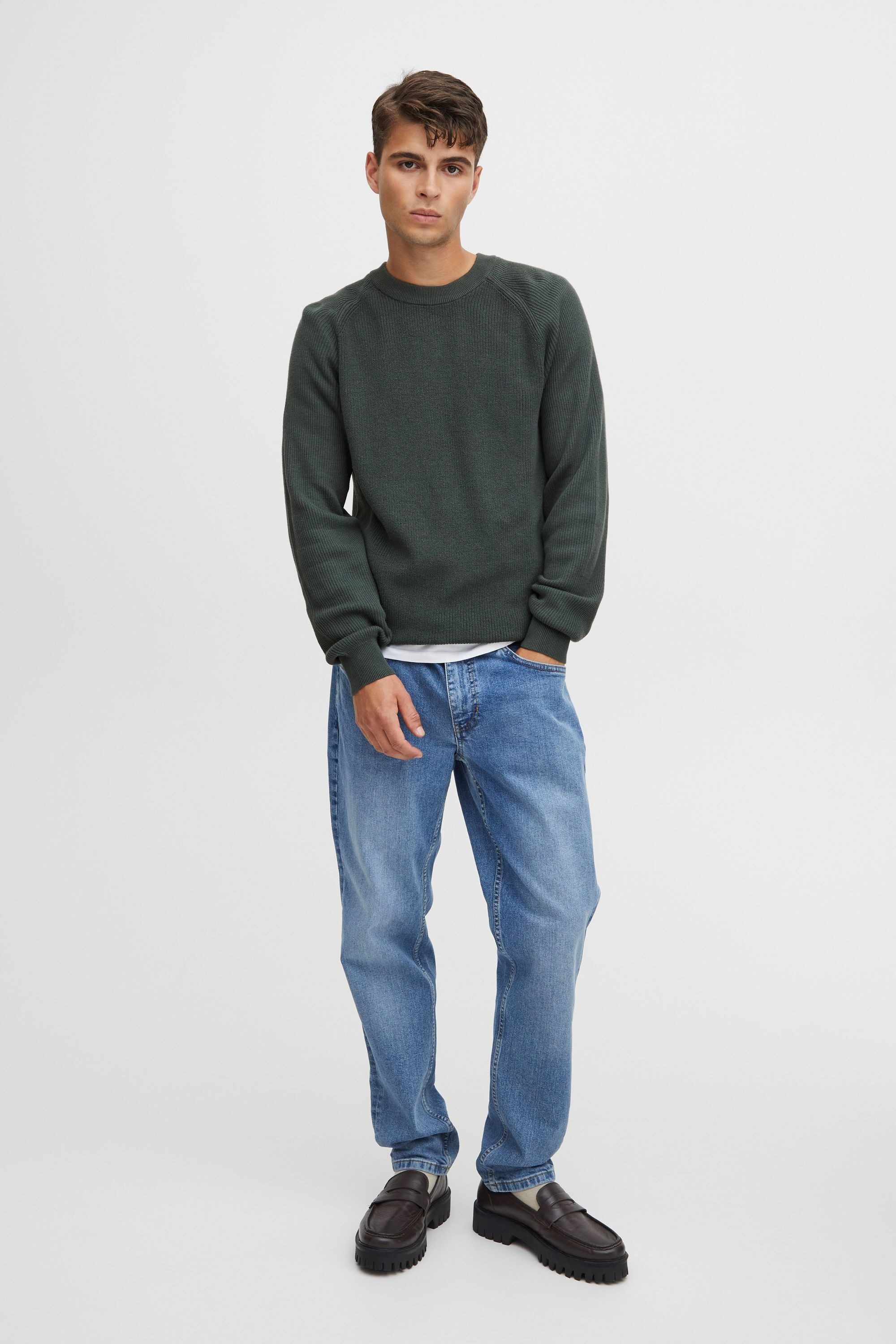 Casual Friday Strickfleece-Pullover "Strickpullover CFKristian" günstig online kaufen