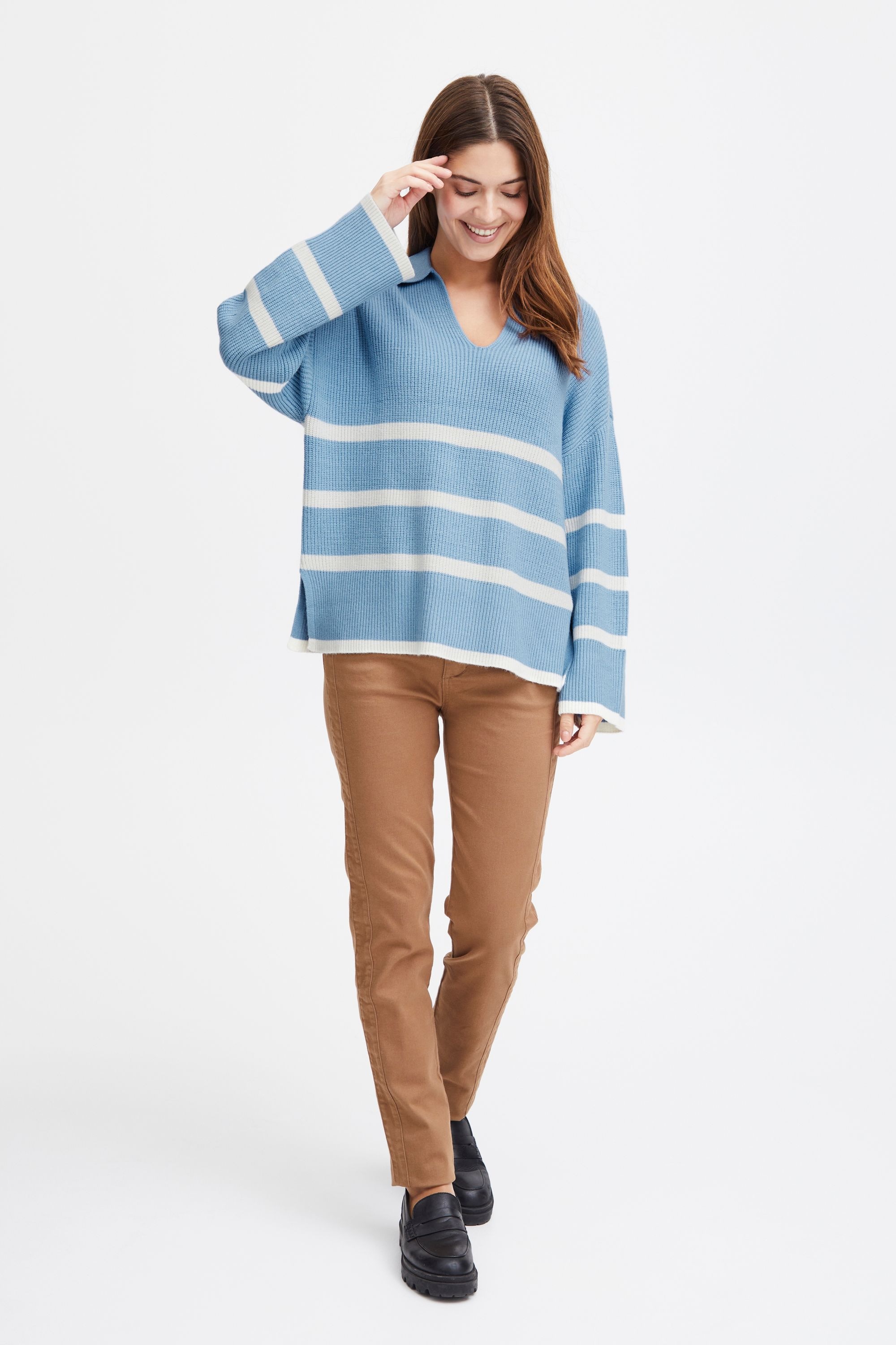 fransa Strickfleece-Pullover »Strickpullover FRAlly«