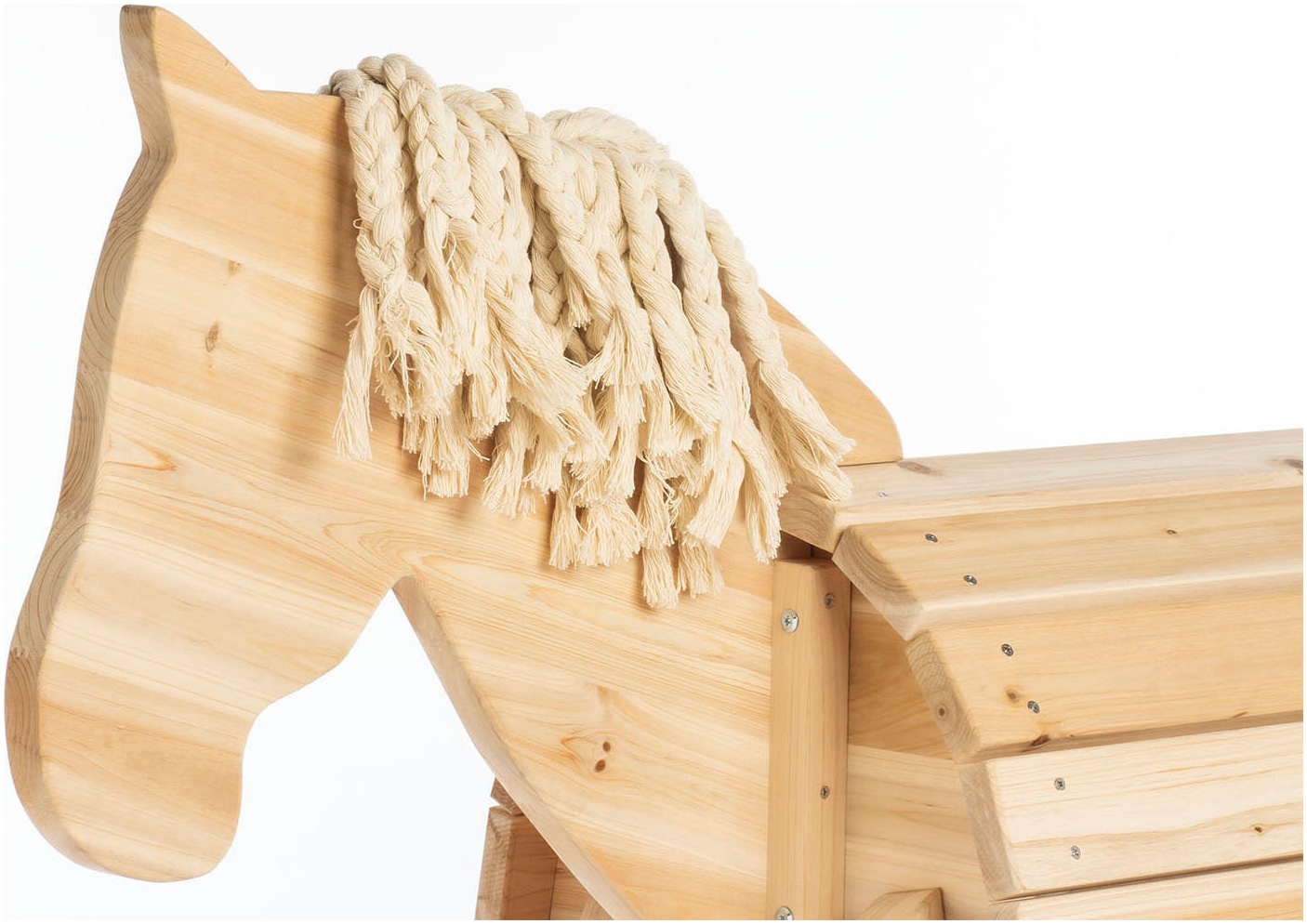 Pinolino® Stehpferd »Niels, natur«, aus Holz, für draußen