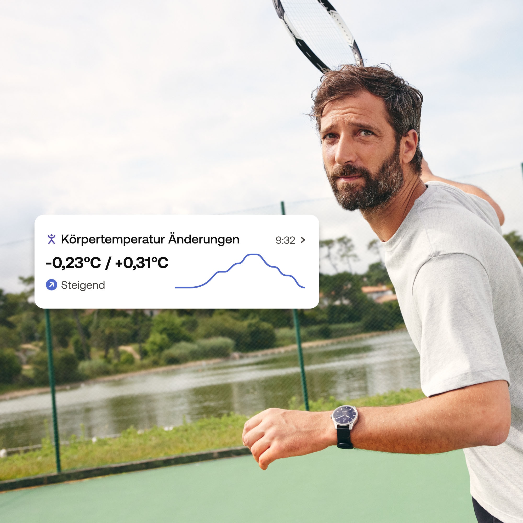 Withings Smartwatch »ScanWatch 2 42mm«, HealthSense OS,)