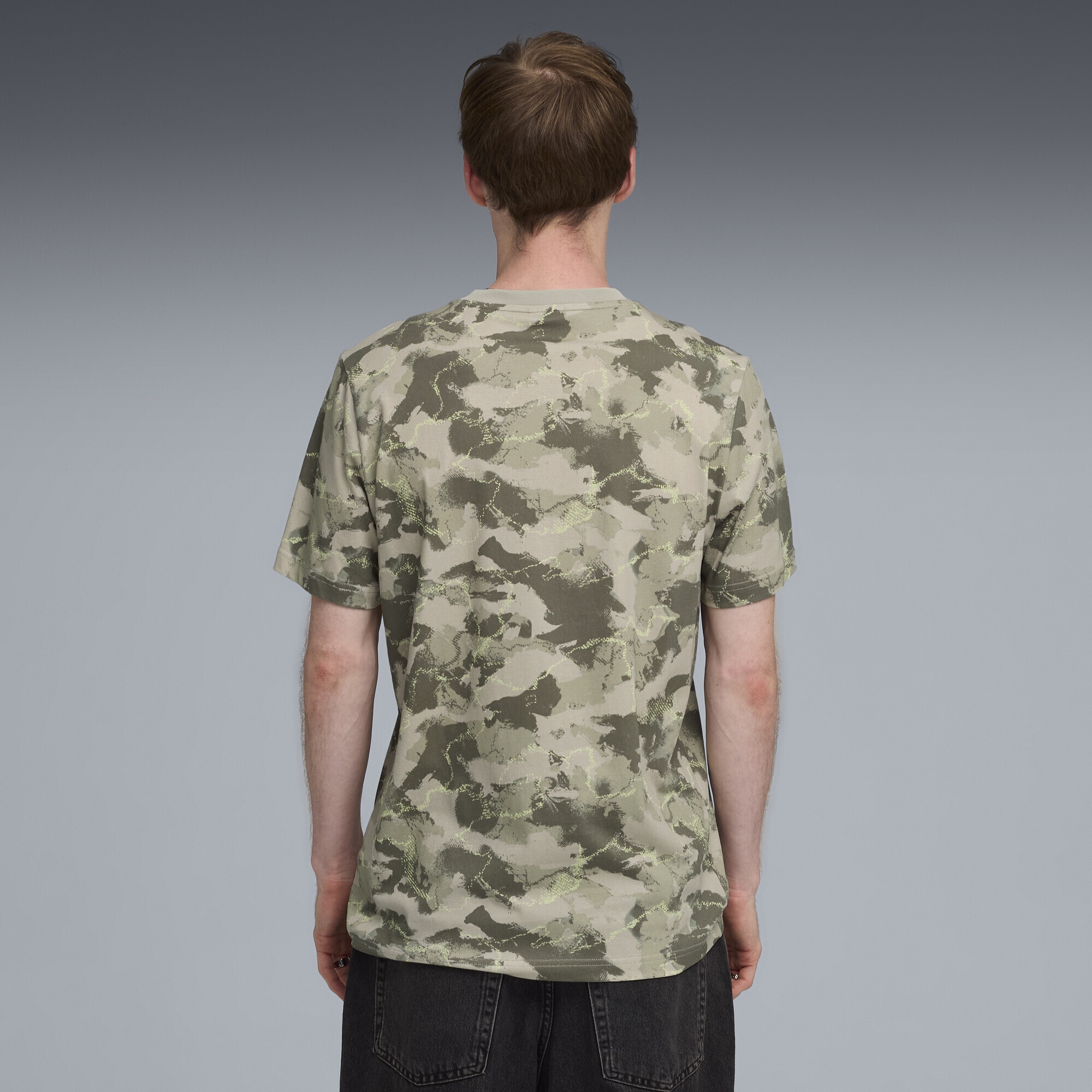 PUMA T-Shirt »Camo Bedrucktes T-Shirt Herren«
