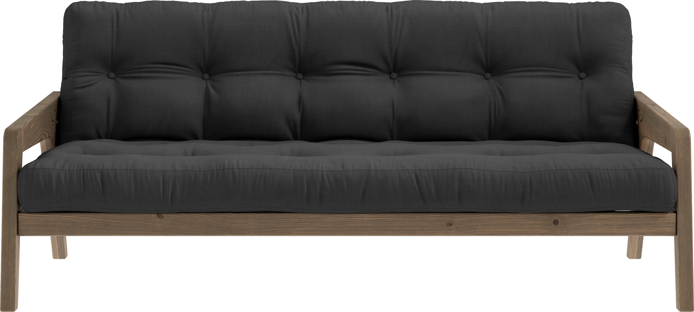 Karup Design Schlafsofa, Mit Holzstruktur, inkl. Futonmatratze, Liegefläche günstig online kaufen