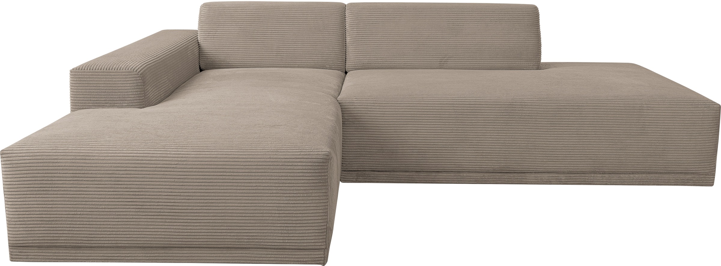 WERK2 Ecksofa "Apollo, hoher Sitzkomfort, aktuelles Design, Breite 264cm, L günstig online kaufen