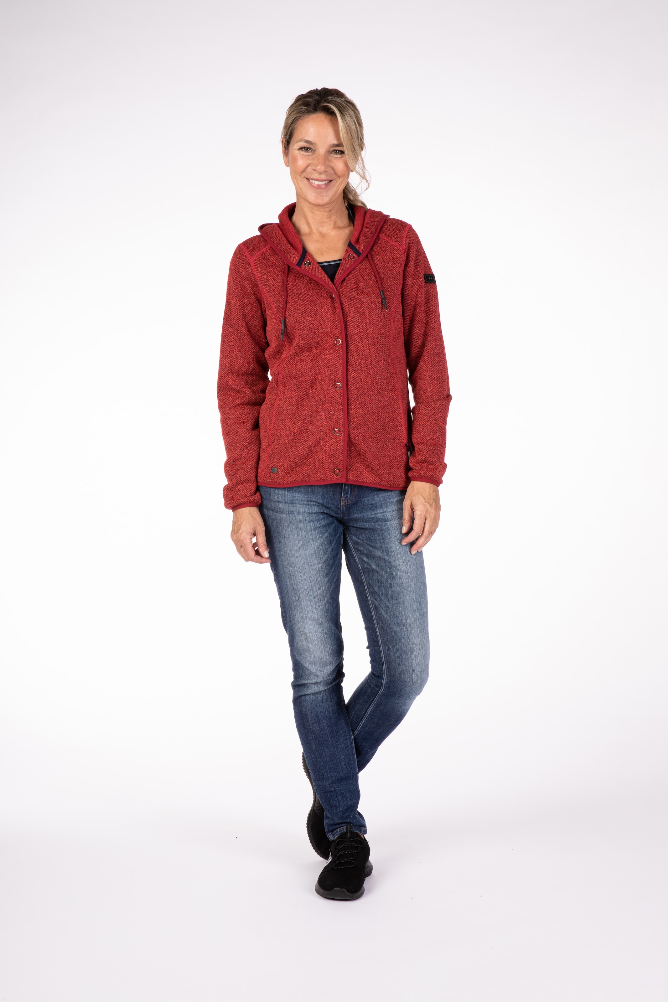 LPO Fleecejacke "SASKWOOD II WOMEN", weiche Fleecejacke in traditioneller O günstig online kaufen