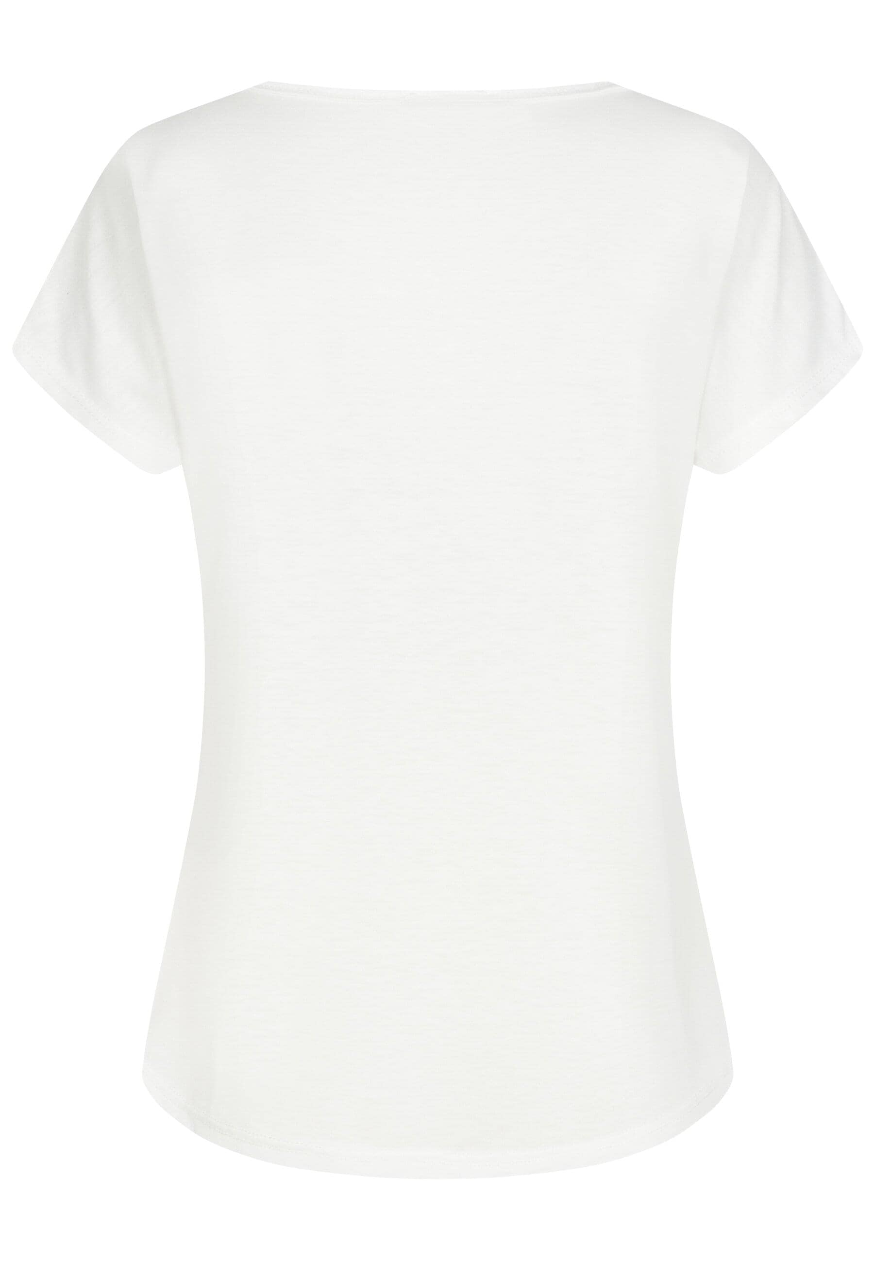 CLOUD 5IVE T-Shirt »CLOUD 5IVE Viskose T-Shirt mit Traumfänger-Blumen Print« 1 Stk. tlg.