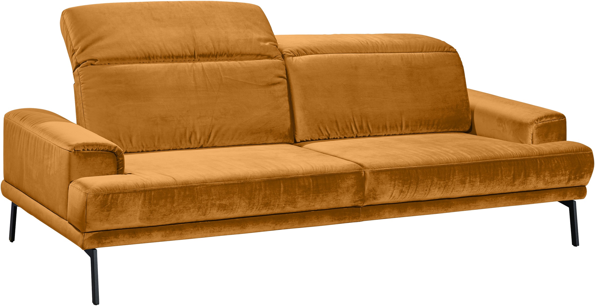 Musterring 3-Sitzer »MR 4580«, inkl. Kopf- und Sitztiefenverstellung, Fuß schwarz, B228 x T103 cm