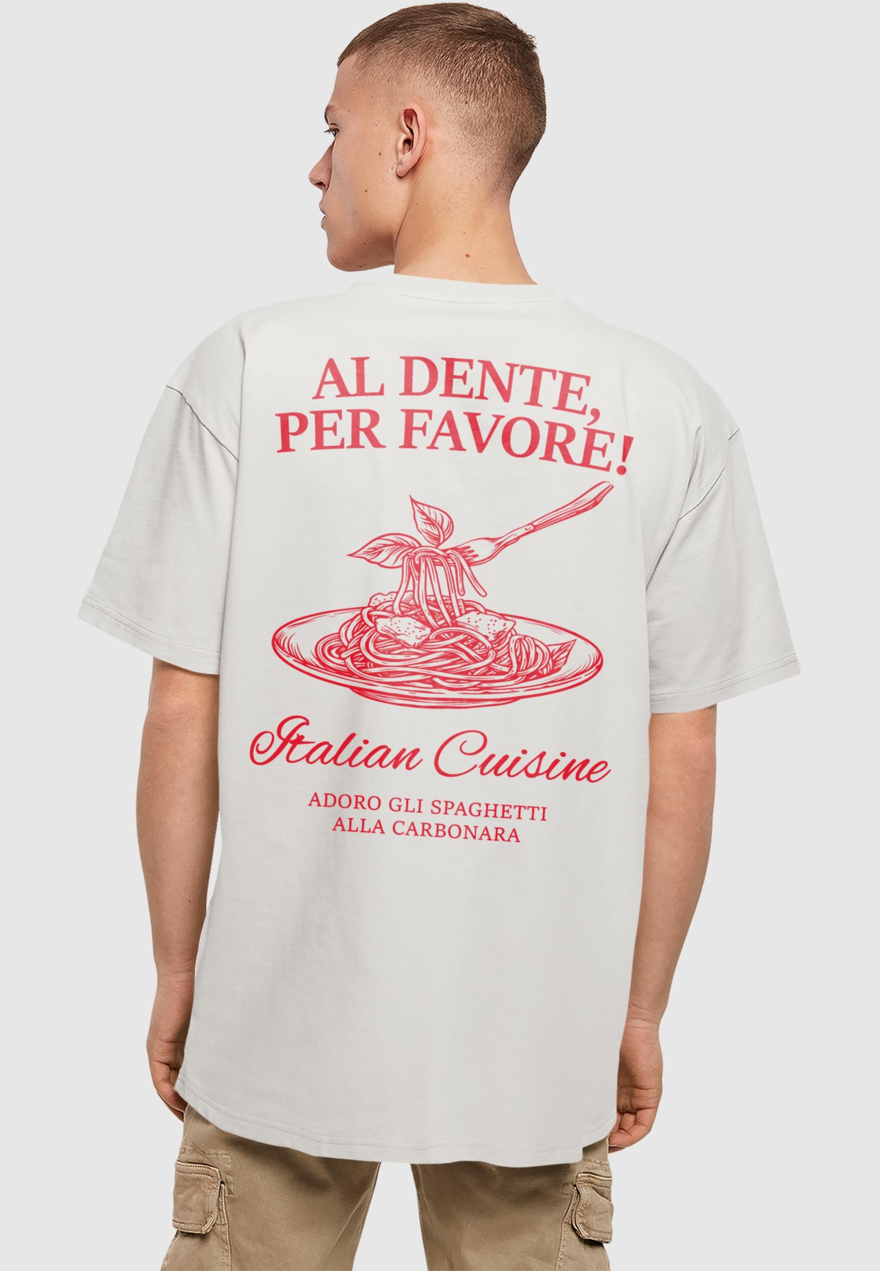 Merchcode T-Shirt »Merchcode Al Dente Per Favore Tee«, (1 tlg.)